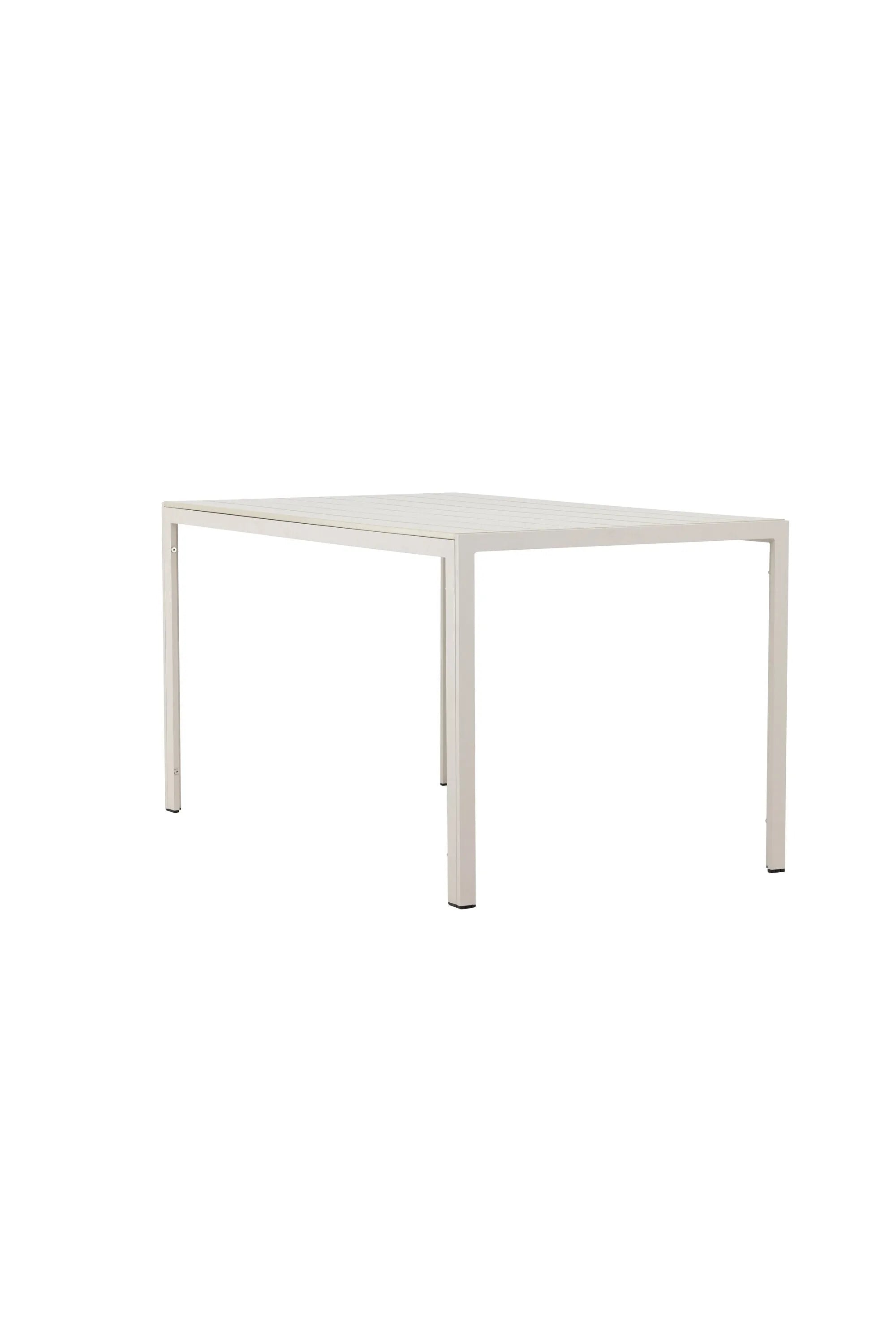 Der rechteckige Mirko Gartentisch von Venture Home kombiniert modernes Design mit Funktionalität für Ihren Außenbereich.