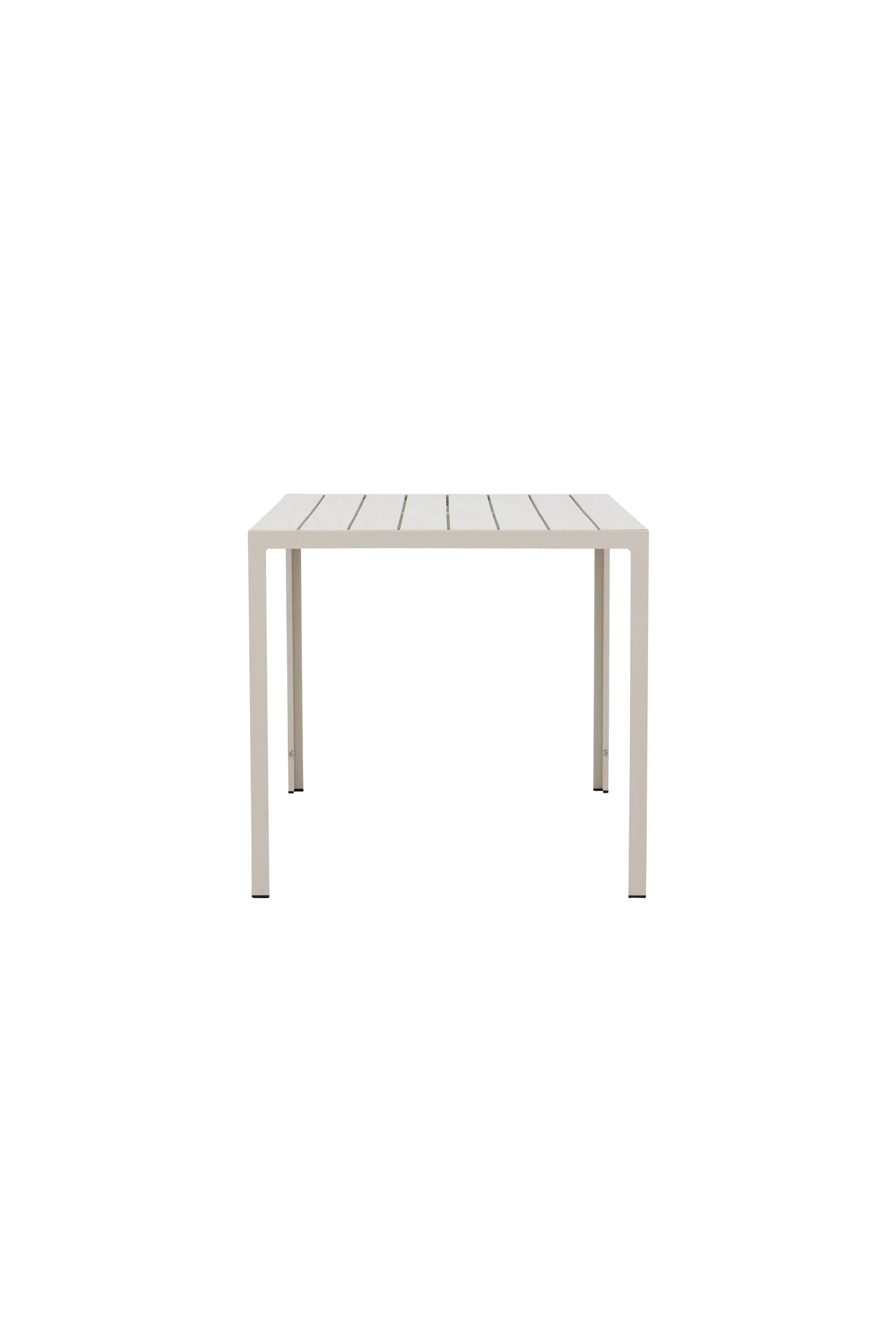 Der Mirko Gartentisch von Venture Home bietet modernes Design und Funktionalität, ideal für stilvolle Außenbereiche.