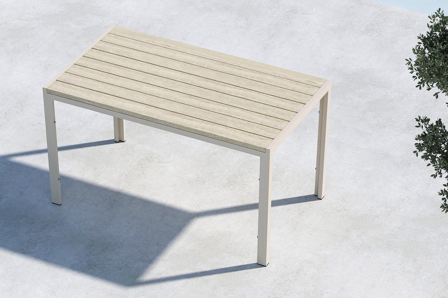Mirko rectangular garden table