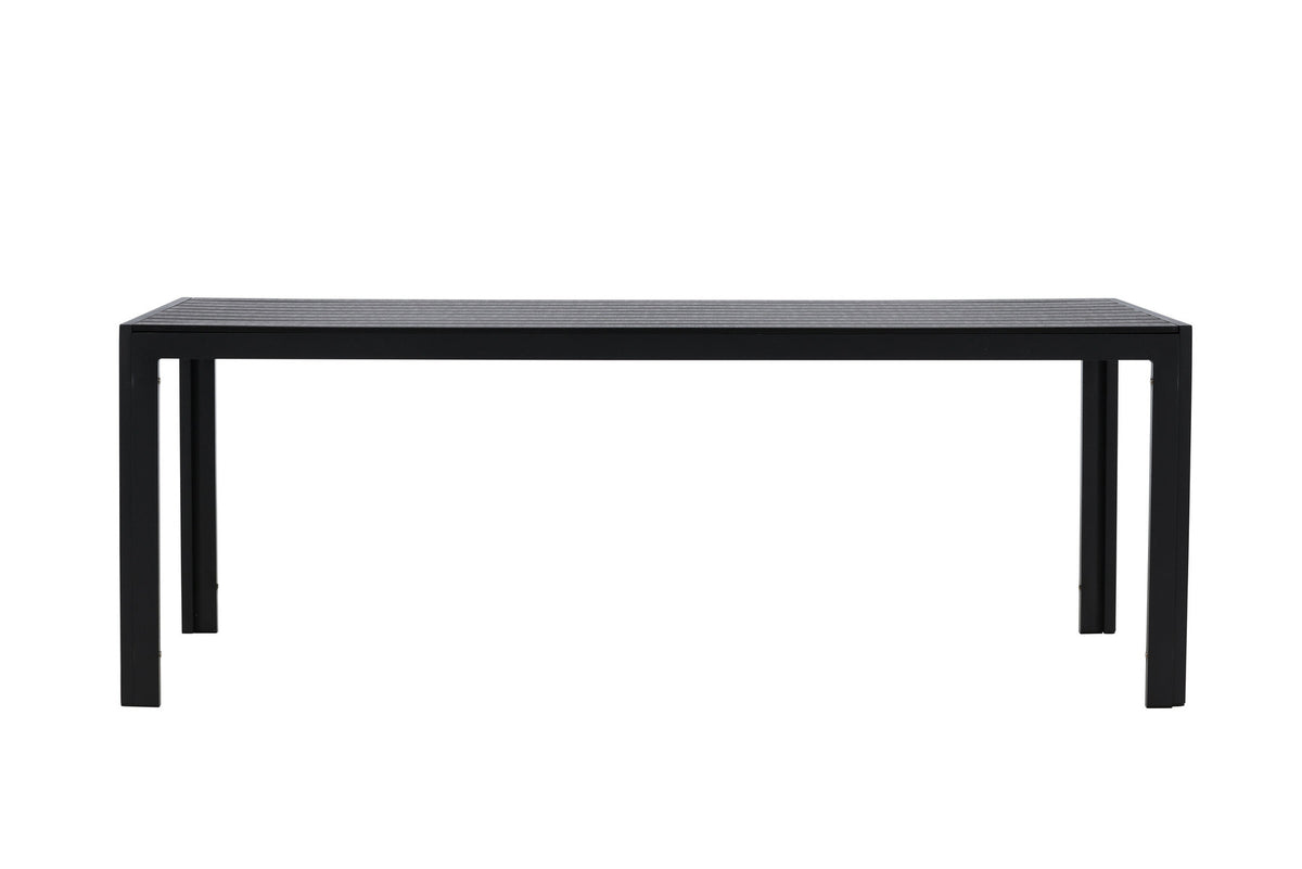 Mirko Rechteckiger Gartentisch in Black präsentiert im Onlineshop von KAQTU Design AG. Gartentisch ist von Venture Home