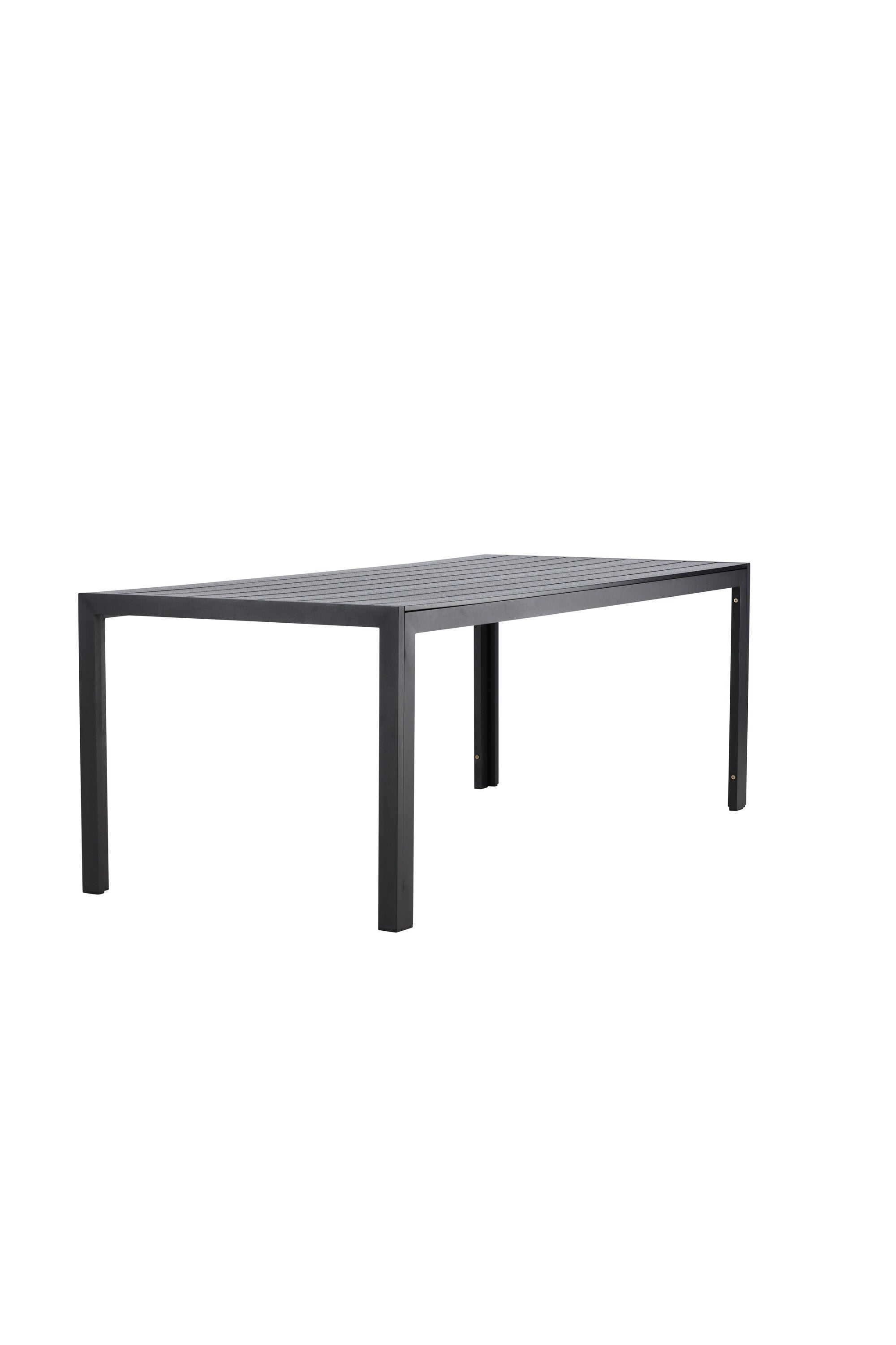 Mirko Rechteckiger Gartentisch in Black präsentiert im Onlineshop von KAQTU Design AG. Gartentisch ist von Venture Home