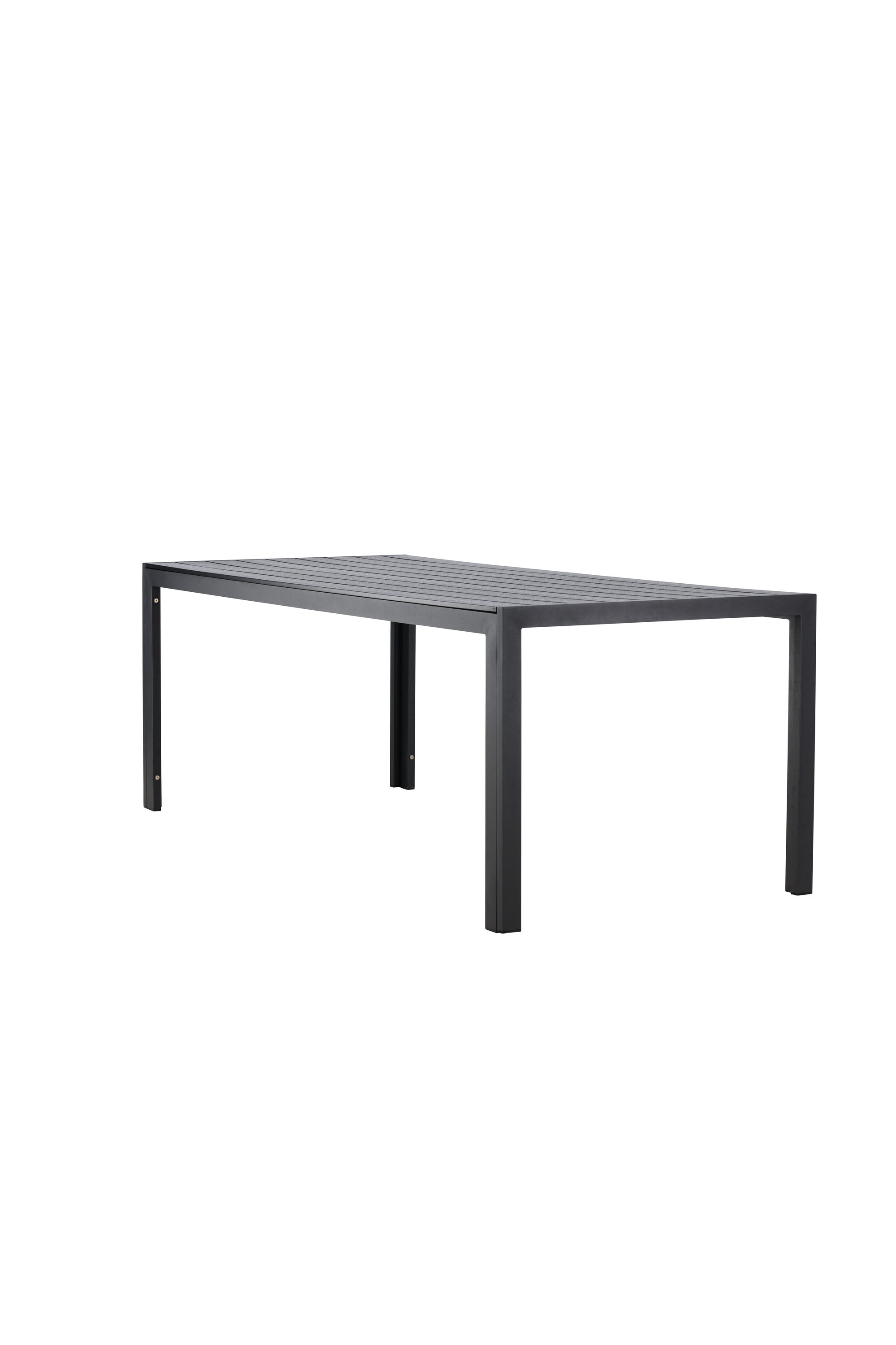 Der Mirko Gartentisch von Venture Home kombiniert rechteckiges Design mit Funktionalität für stilvolle Aussenbereiche.