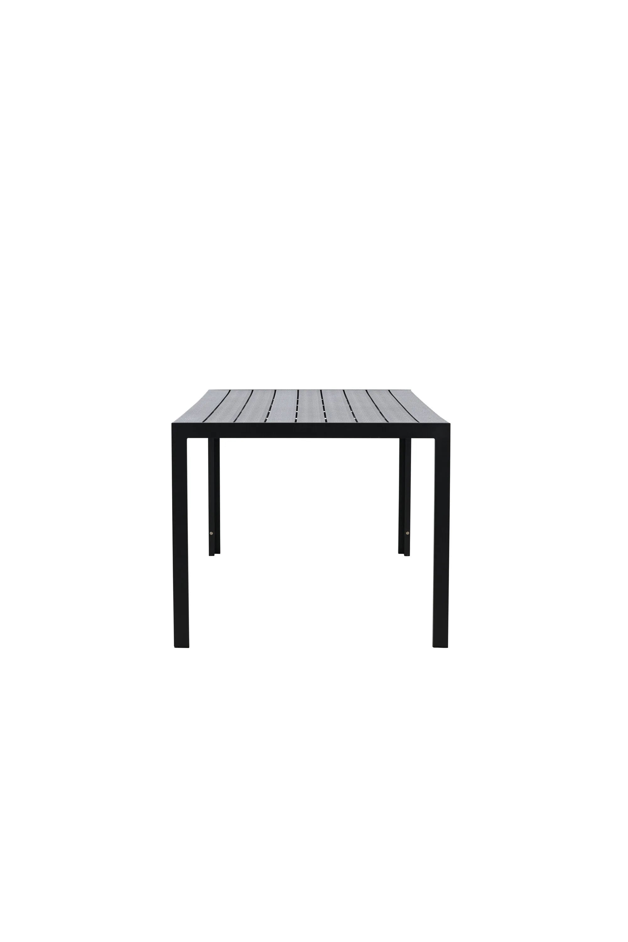 Der rechteckige Mirko Gartentisch von Venture Home bietet modernes Design und Funktionalität für Ihren Außenbereich.