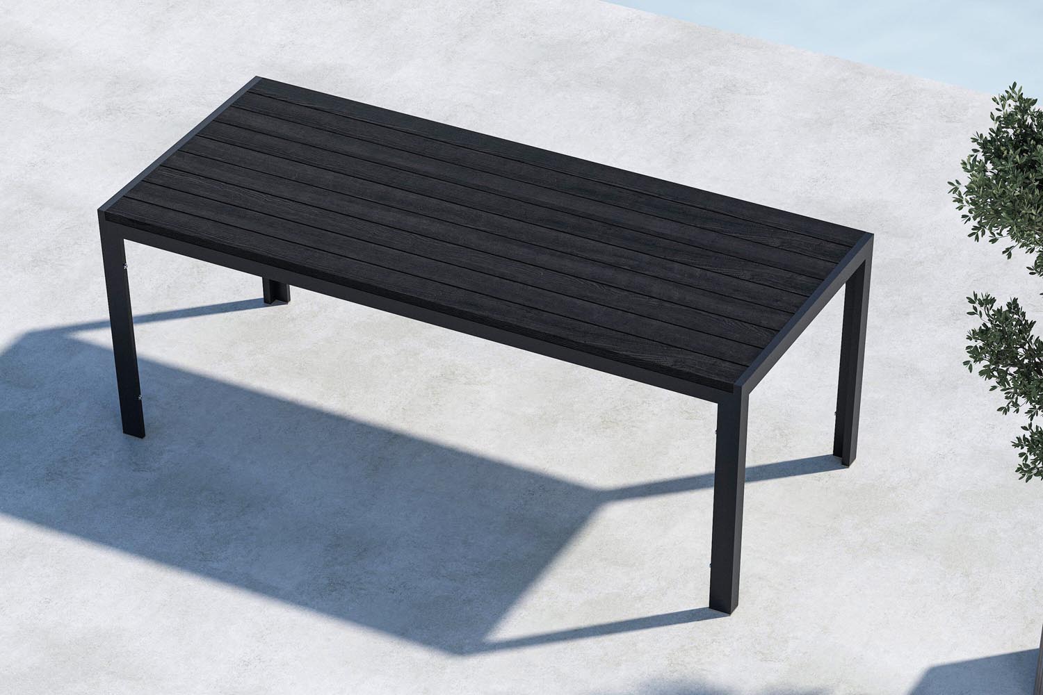 Mirko rectangular garden table