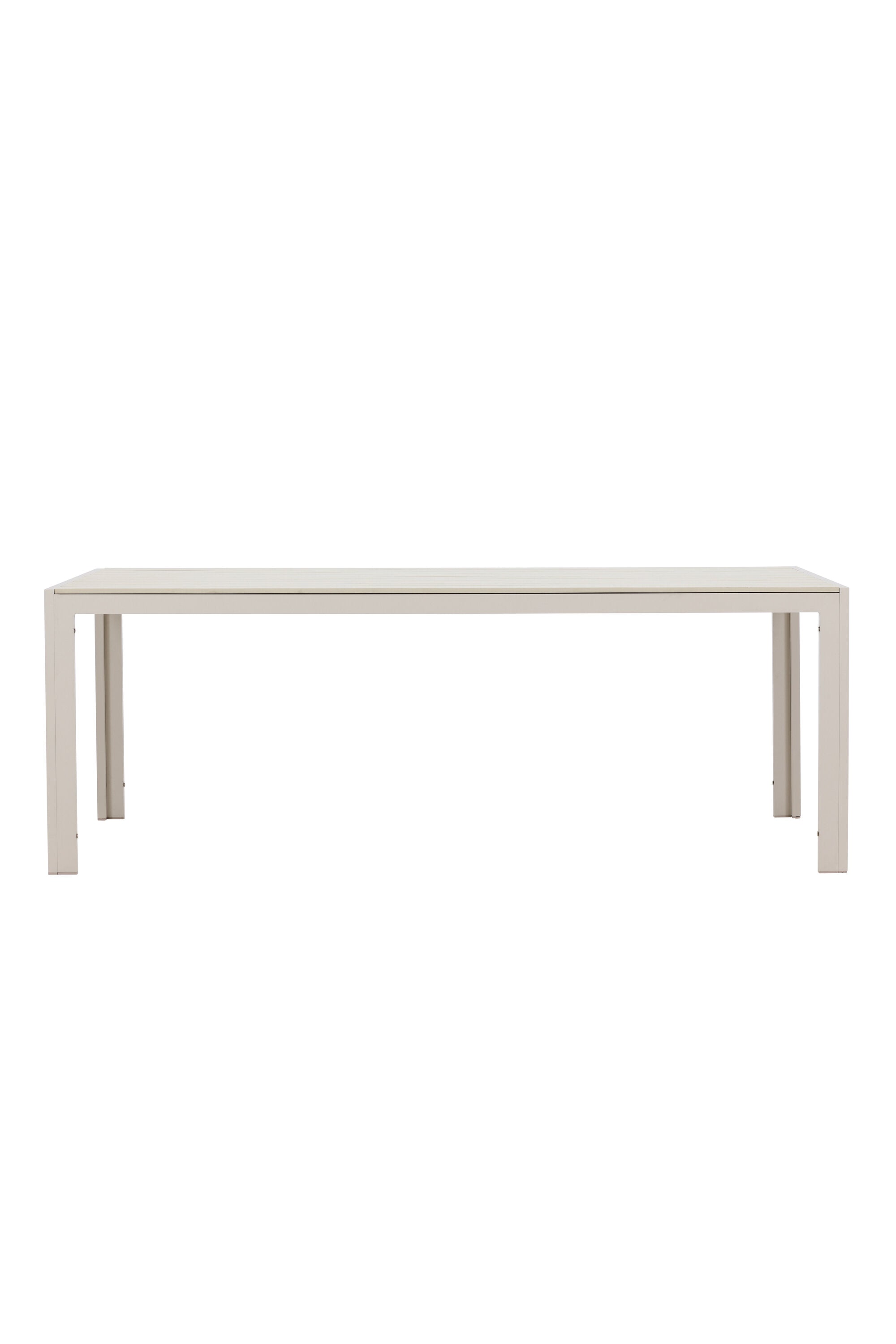 Der rechteckige Mirko Gartentisch von Venture Home kombiniert stilvolles Design mit praktischer Funktionalität für Ihren Aussenbereich.