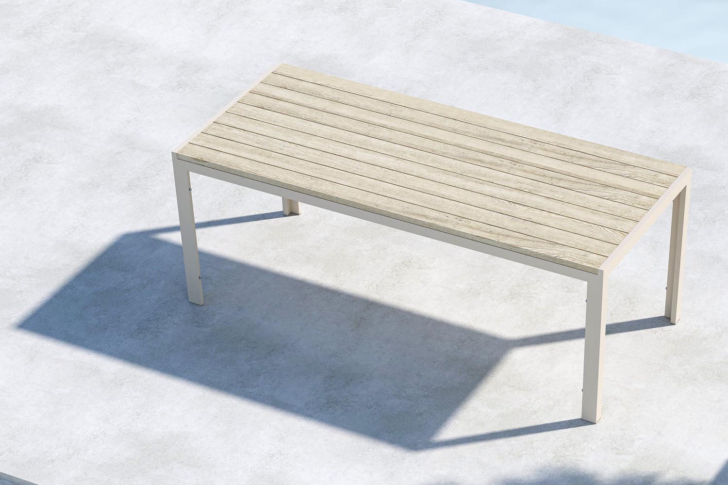 Mirko rectangular garden table