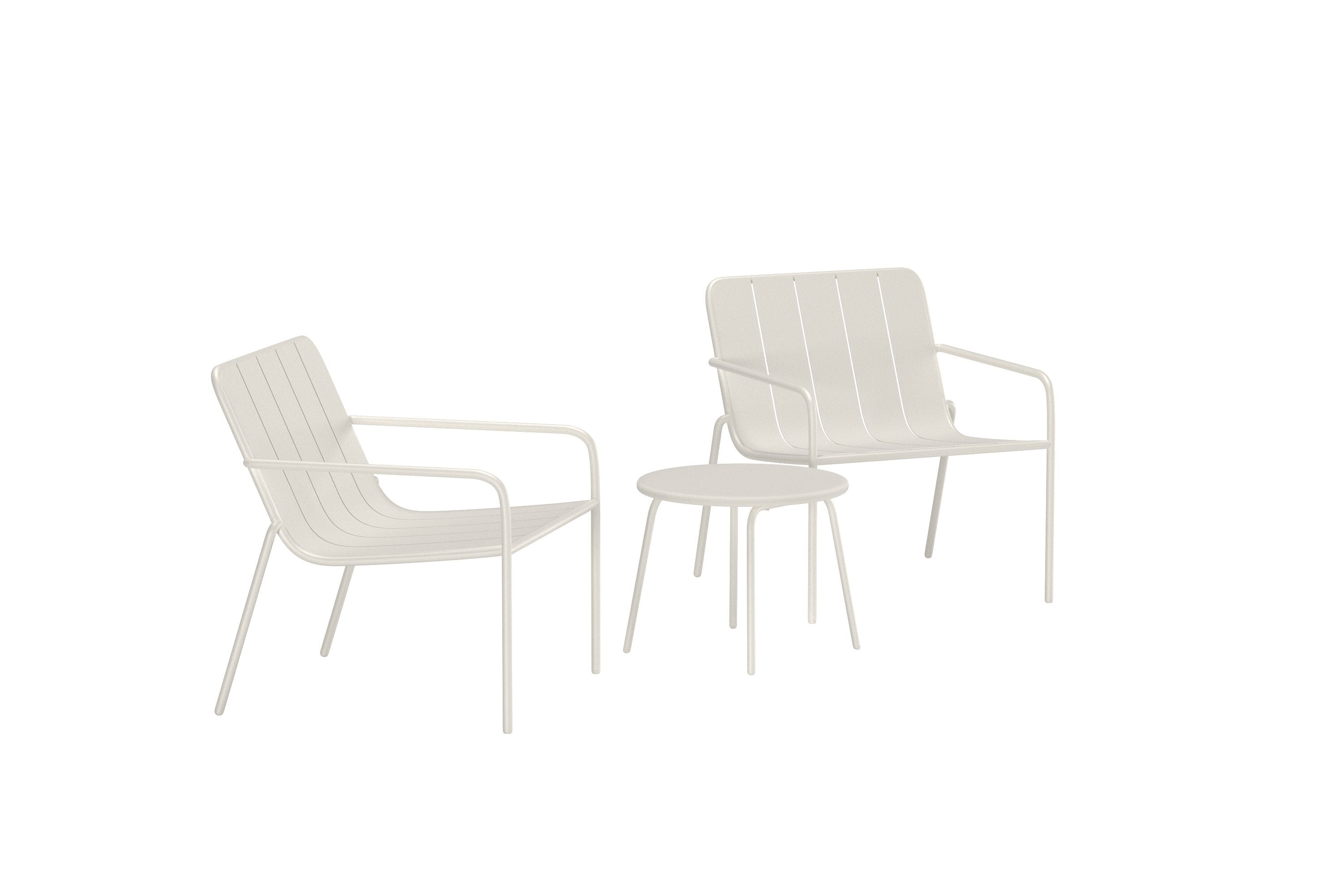 Elegantes Minos Loungeset für den Außenbereich von Venture Home, ideal für gemütliche Momente im Garten oder auf der Terrasse.