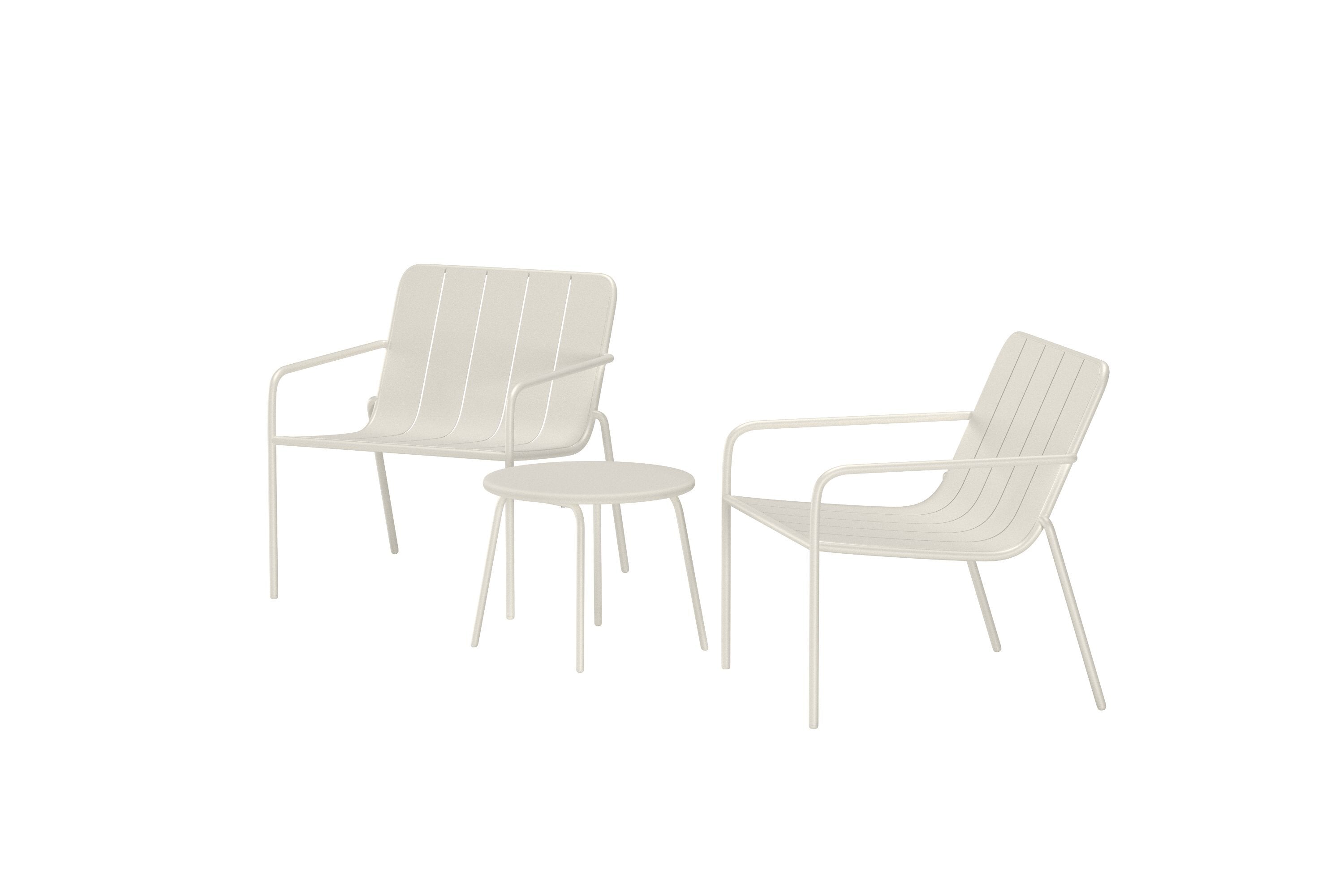 Stylisches Minos Loungeset von Venture Home, perfekt für entspannte Stunden im Freien, mit modernem Design und komfortablen Polstern.