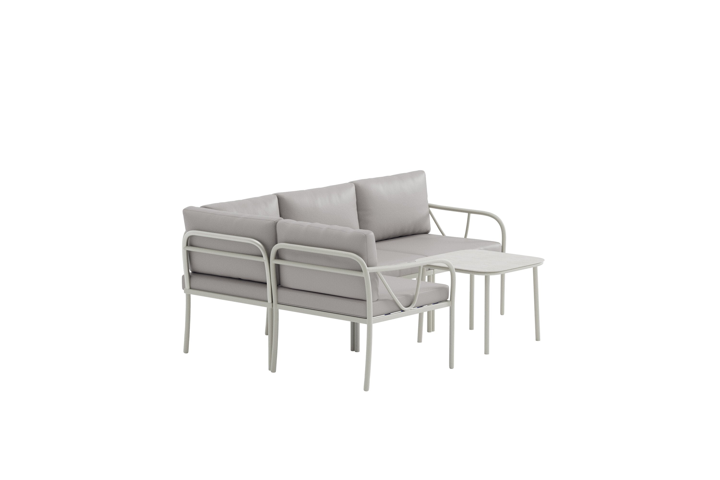 Hydra Ecksofa Set in Braun präsentiert im Onlineshop von KAQTU Design AG. Loungeset ist von Venture Home