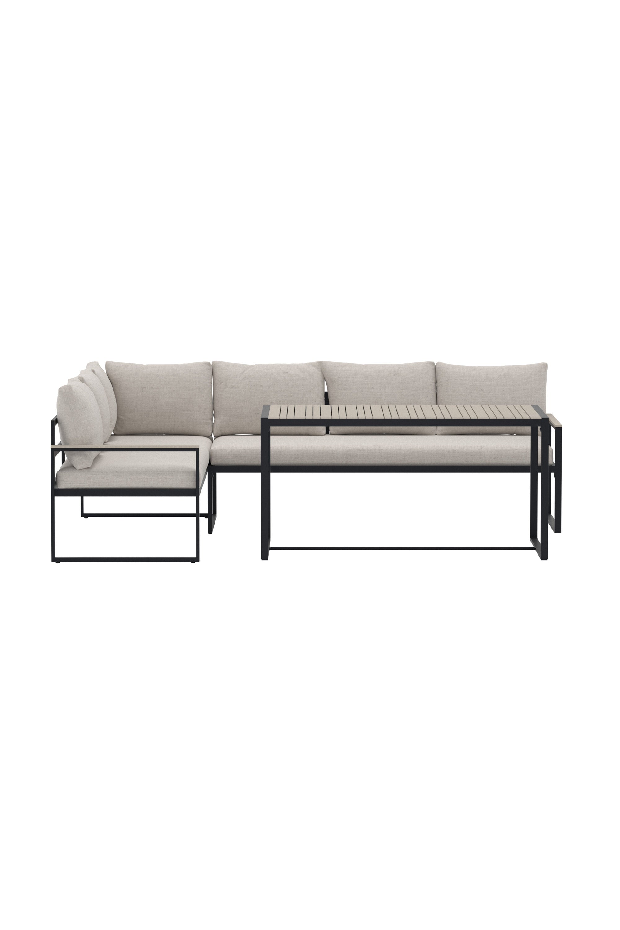 Ecksofa-Set Ios in Beige präsentiert im Onlineshop von KAQTU Design AG. Loungeset ist von Venture Home