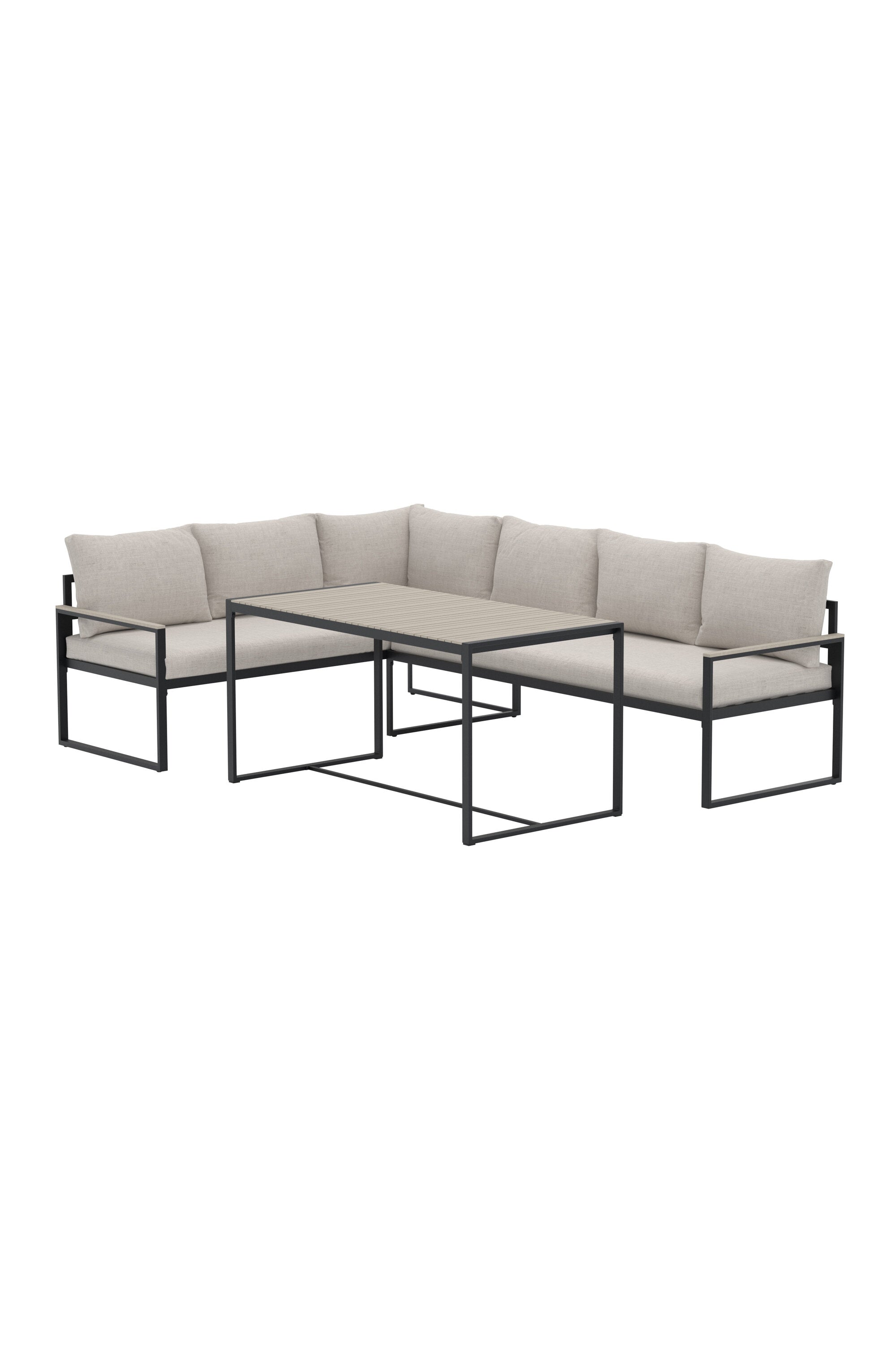 Ecksofa-Set Ios in Beige präsentiert im Onlineshop von KAQTU Design AG. Loungeset ist von Venture Home