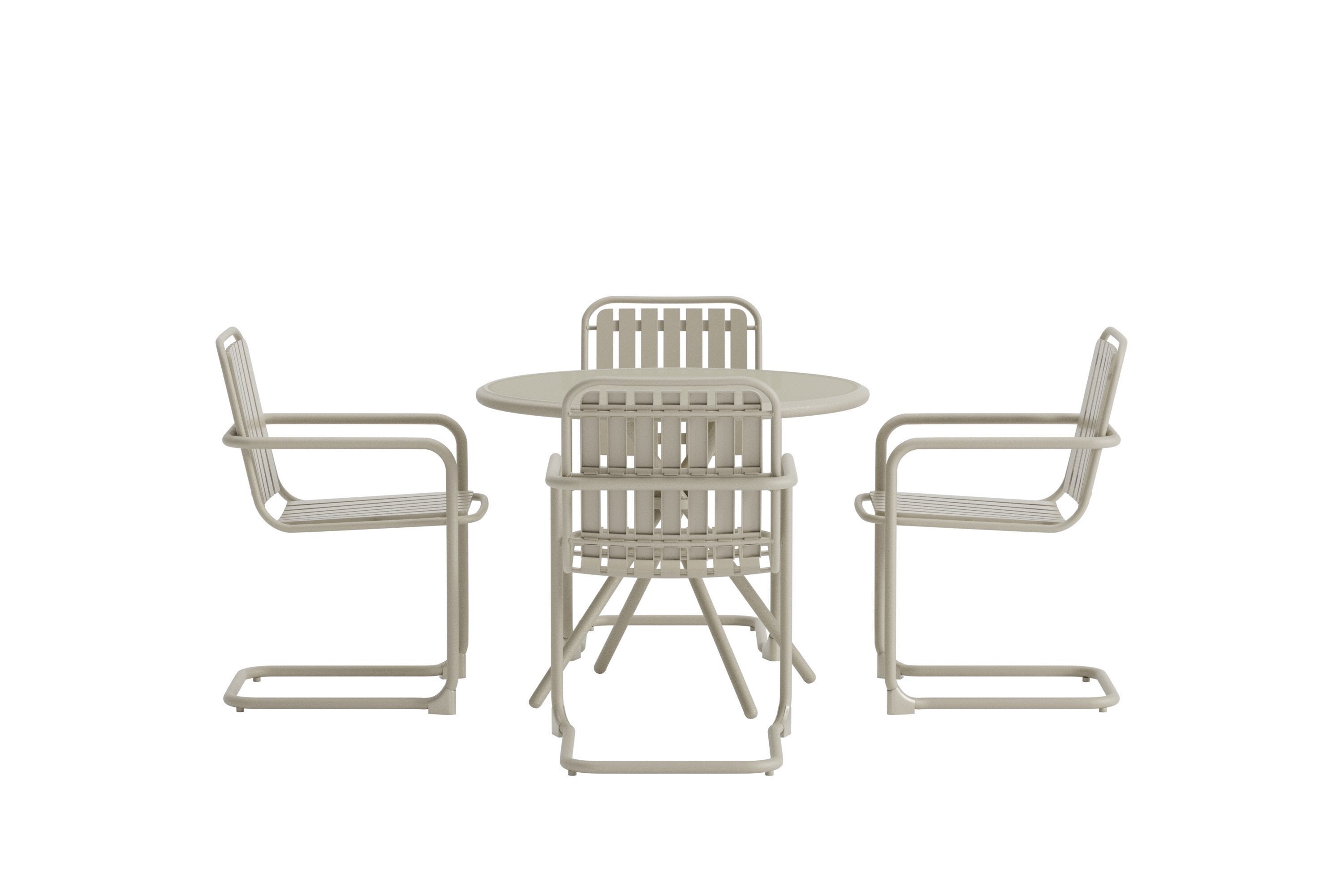 Chios Gartentischset in Beige präsentiert im Onlineshop von KAQTU Design AG. Gartentischset ist von Venture Home