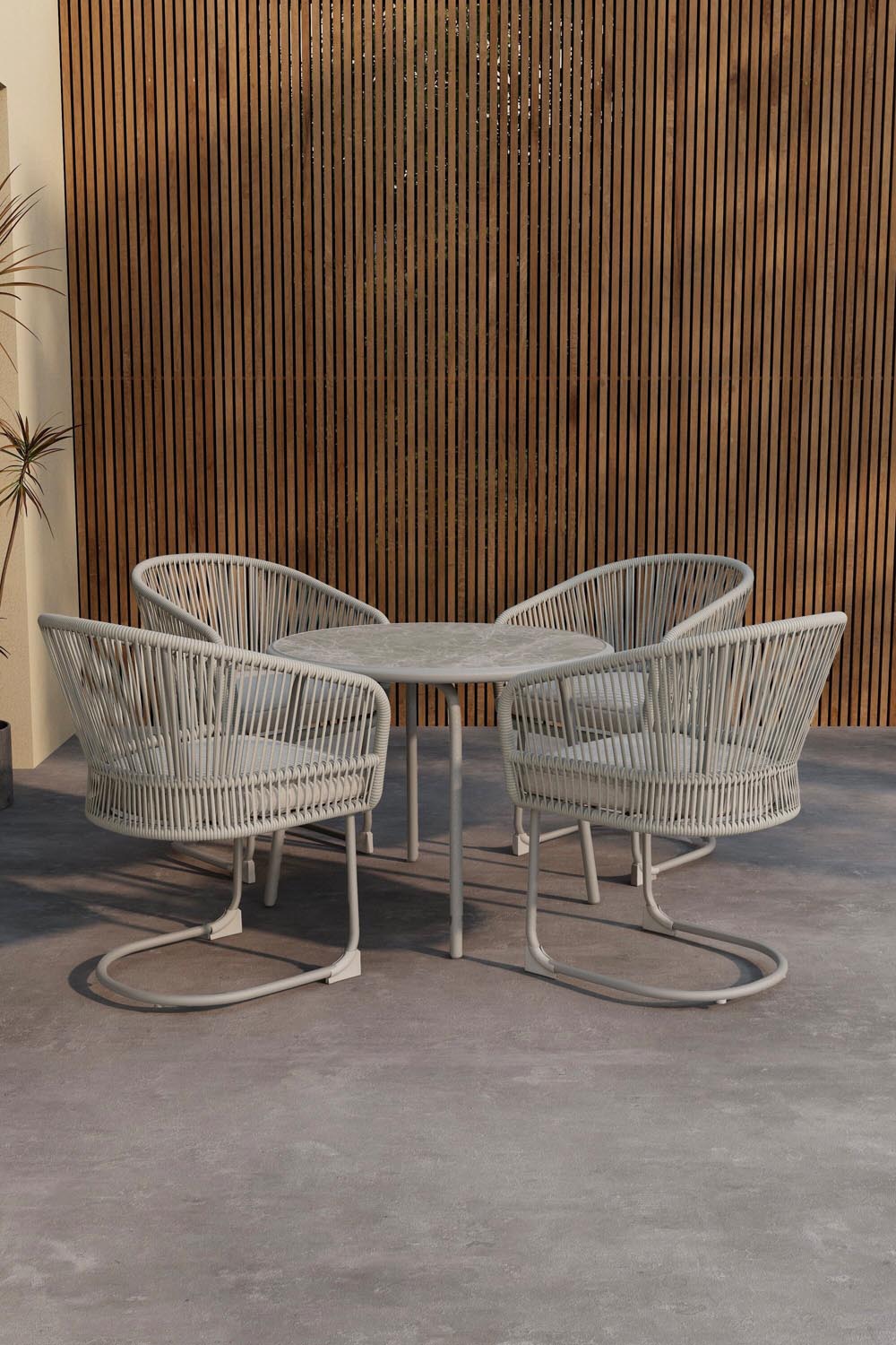 Tilos Essset in  präsentiert im Onlineshop von KAQTU Design AG. Gartentischset ist von Venture Home