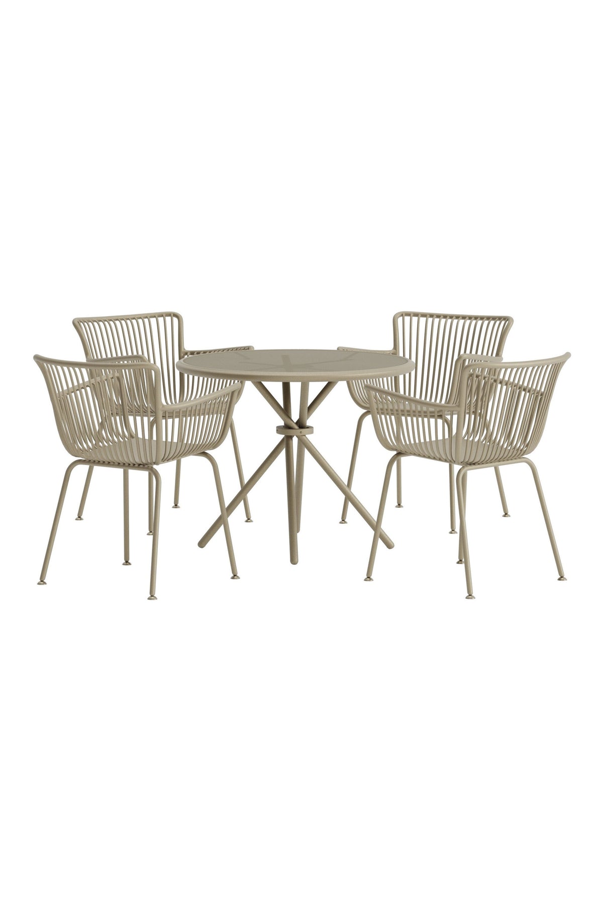 Sifnos Dining Set in Beige präsentiert im Onlineshop von KAQTU Design AG. Gartentischset ist von Venture Home