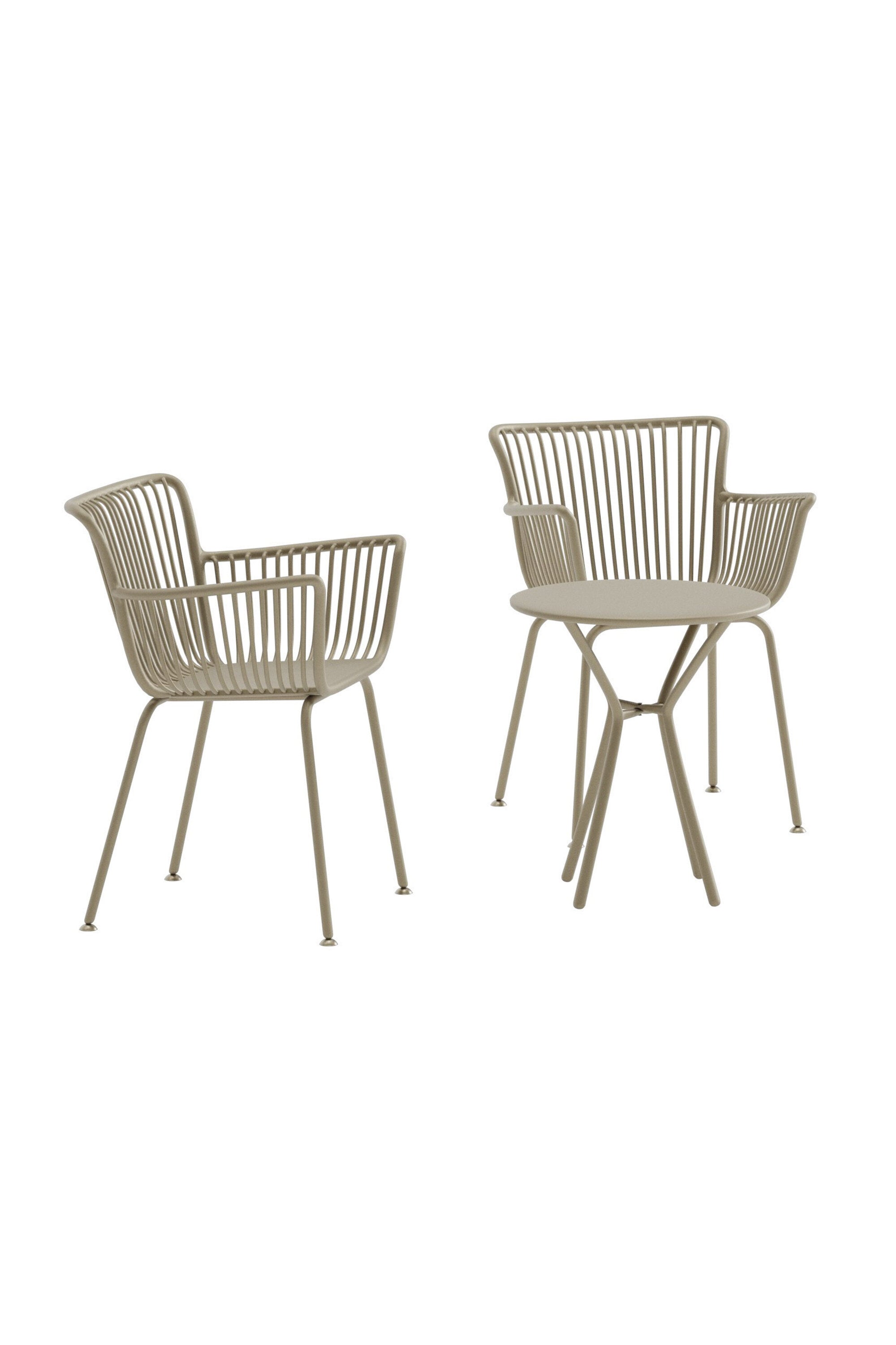 Sifnos Café Set in  präsentiert im Onlineshop von KAQTU Design AG. Gartentischset ist von Venture Home