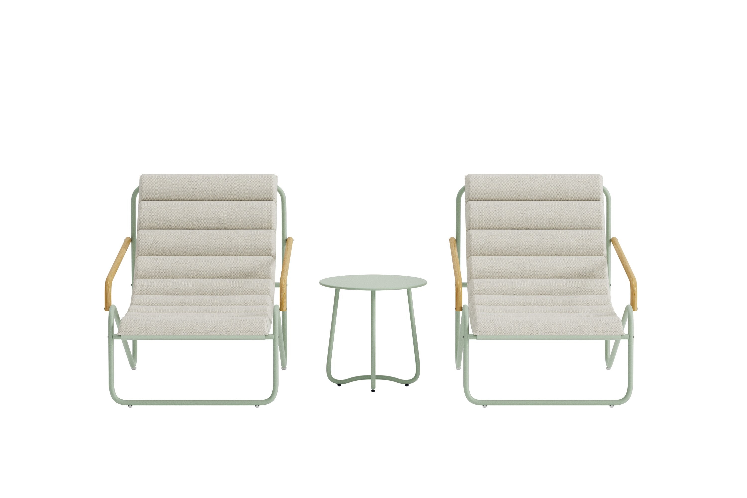 Elegantes Ithaka Loungeset von Venture Home, ideal für gemütliche Momente im Freien, ob auf der Terrasse oder im Garten.