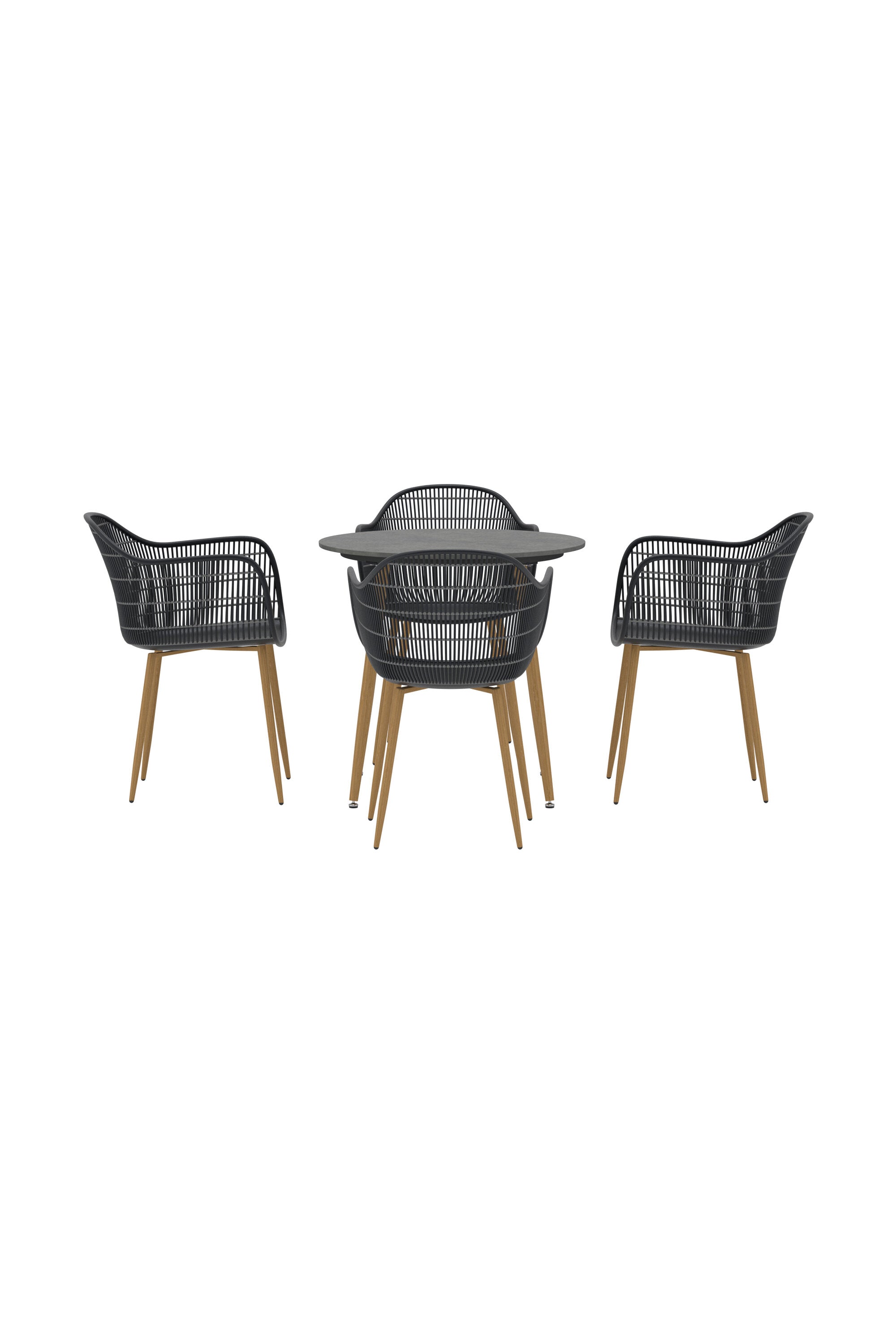 Anafi Dining Set in  präsentiert im Onlineshop von KAQTU Design AG. Gartentischset ist von Venture Home