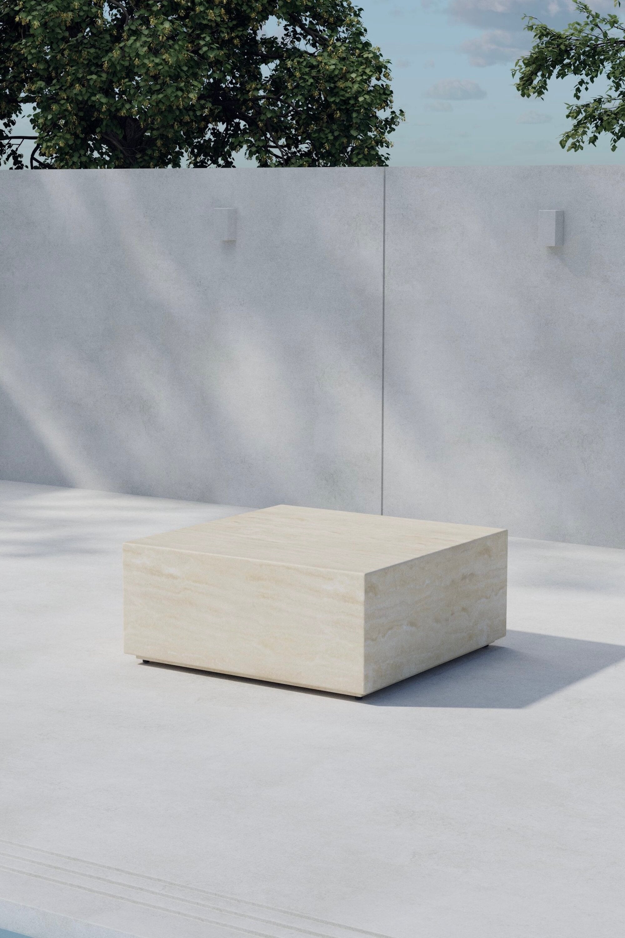 Lissabon Beistelltisch in Beige präsentiert im Onlineshop von KAQTU Design AG. Beistelltisch ist von Venture Home