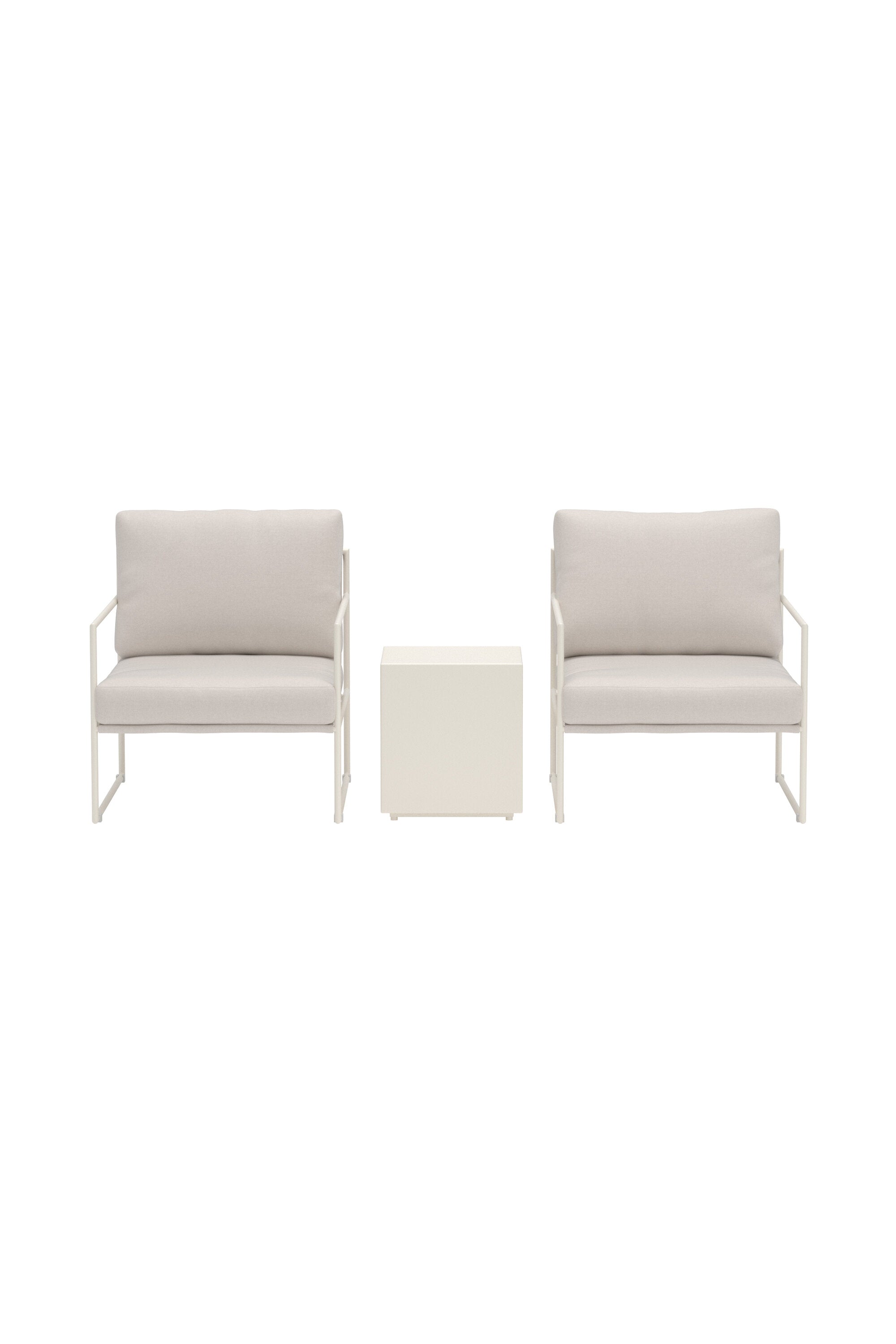 Lissabon Lounge-Set in Beige präsentiert im Onlineshop von KAQTU Design AG. Loungeset ist von Venture Home