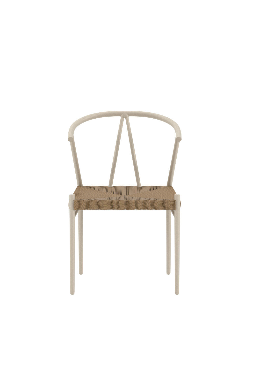 Alfons Esszimmerstuhl in Beige präsentiert im Onlineshop von KAQTU Design AG. Gartenstuhl mit Armlehnen ist von Venture Home