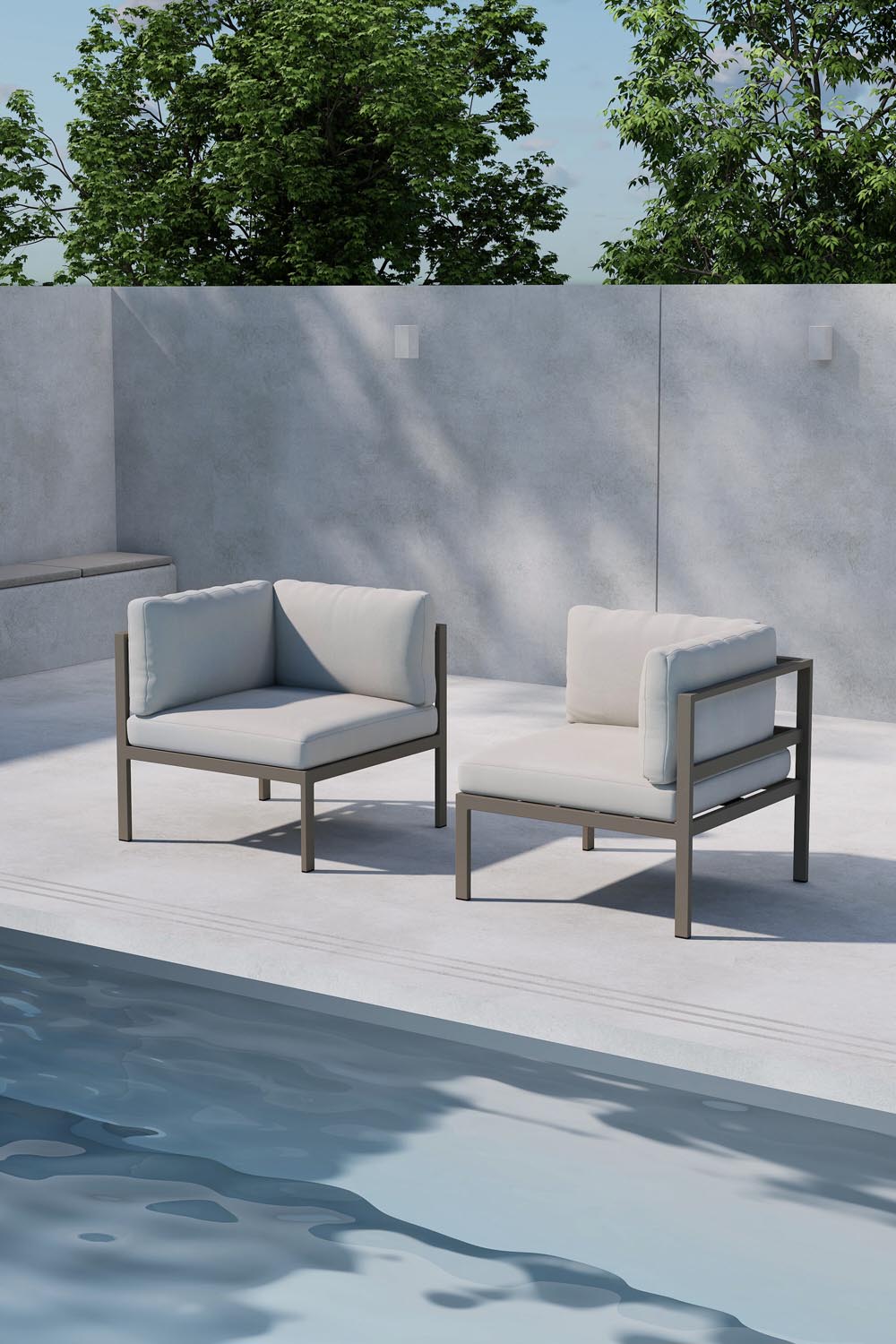 Copacabana Sofa Modul in Braun präsentiert im Onlineshop von KAQTU Design AG. Lounge Sofa ist von Venture Home