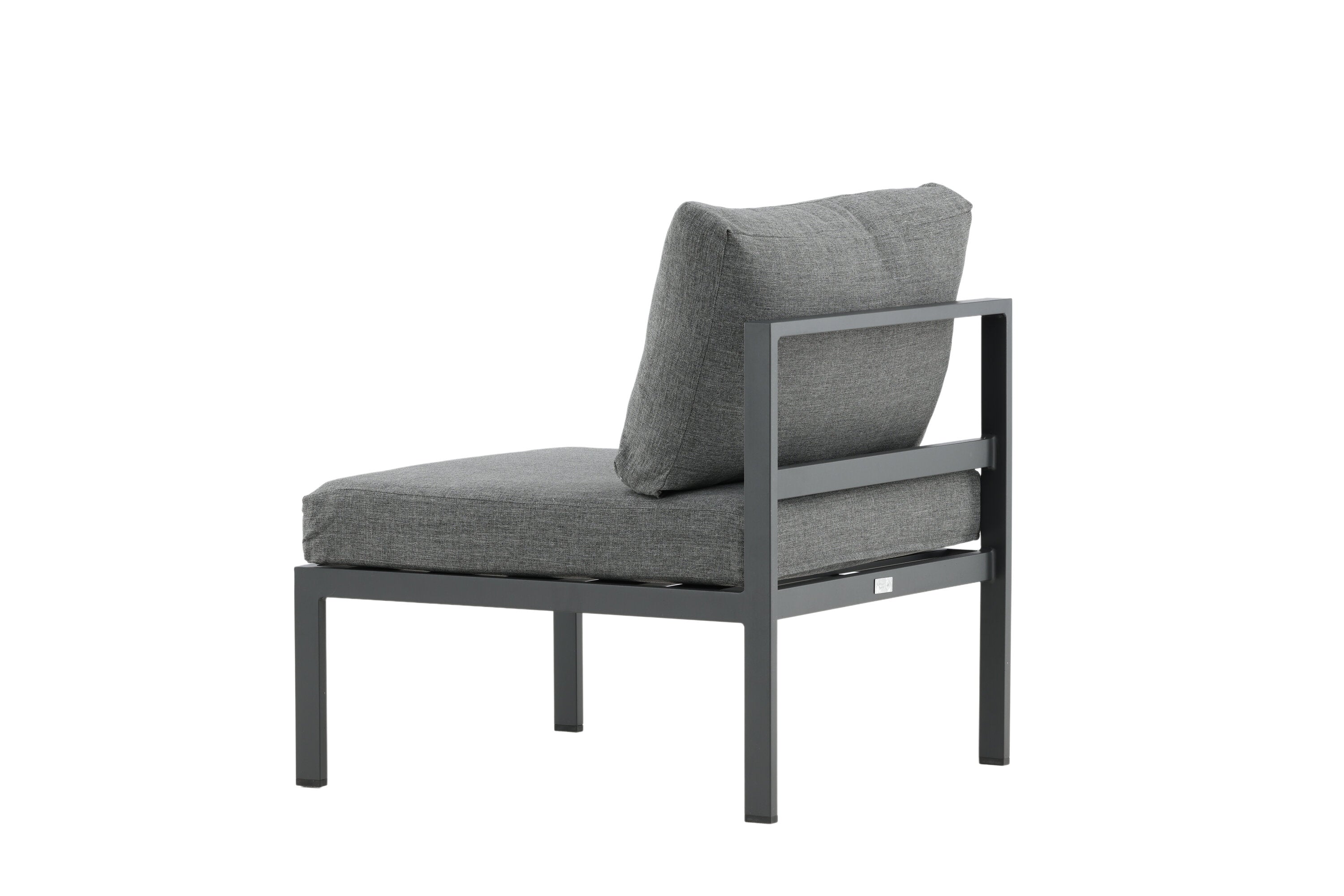 Schwarzes Mittelmodul des Copacabana Sofas von Venture Home, perfekt für moderne Lounge-Umgebungen und stilvolle Wohnkonzepte.