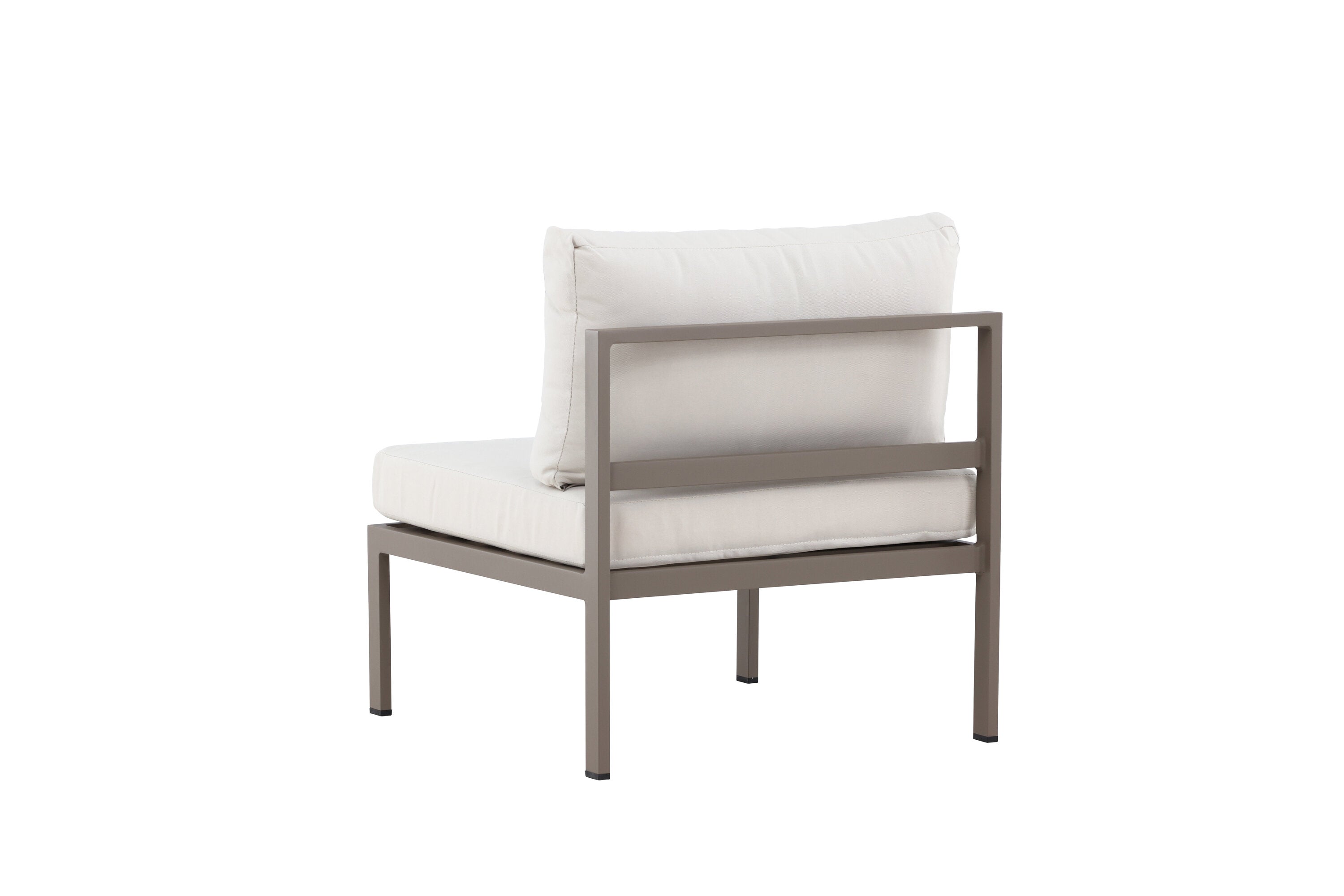 Elegantes Mittelmodul des Copacabana Sofas in sanftem Braun, ideal für gemütliche Lounge-Bereiche von Venture Home.