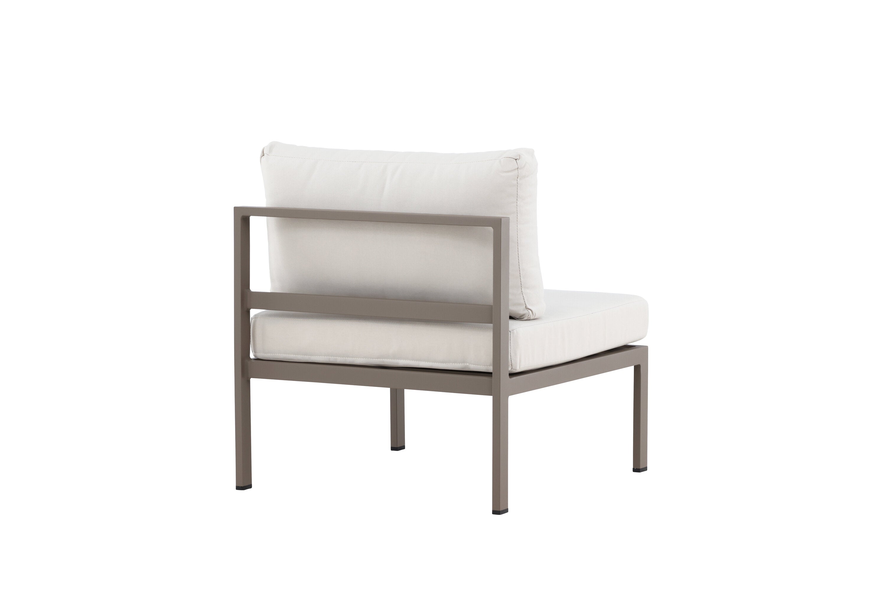 Elegantes Mittelmodul des Copacabana Sofas in sanftem Braun, ideal für gemütliche Lounge-Bereiche von Venture Home.