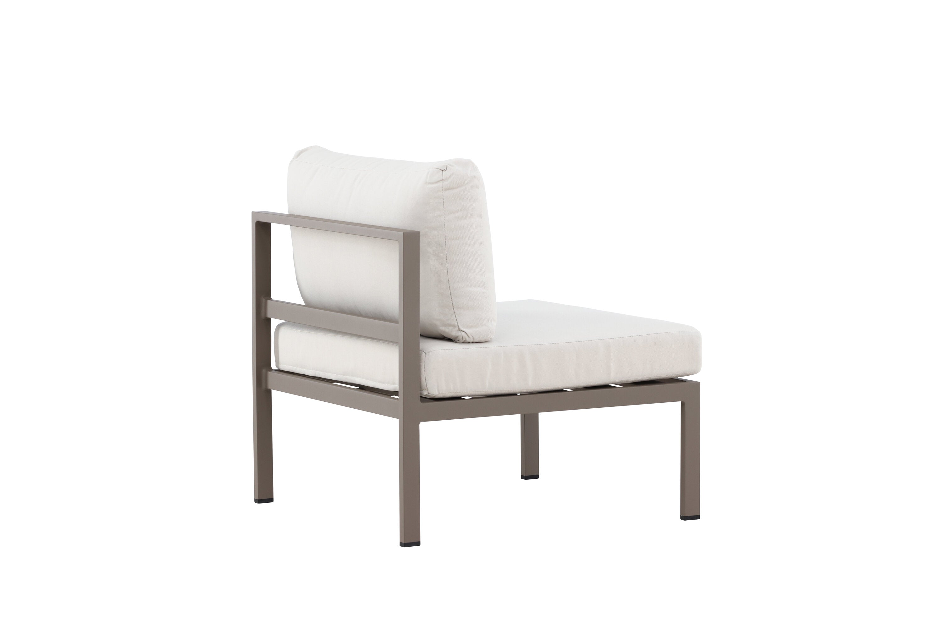 Stilvolles Mittelmodul des Copacabana Sofas in warmem Braun, perfekt für entspannte Lounge-Atmosphäre von Venture Home.
