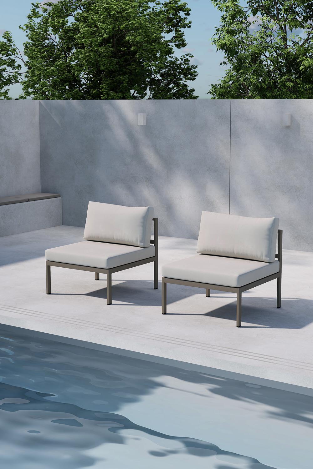 Copacabana Sofa Modul in Braun präsentiert im Onlineshop von KAQTU Design AG. Lounge Sofa ist von Venture Home