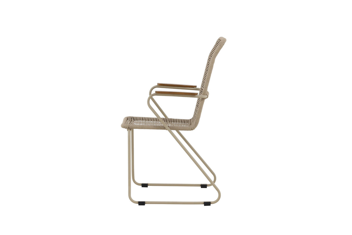Bois Esszimmerstuhl in Beige präsentiert im Onlineshop von KAQTU Design AG. Stuhl ist von Venture Home