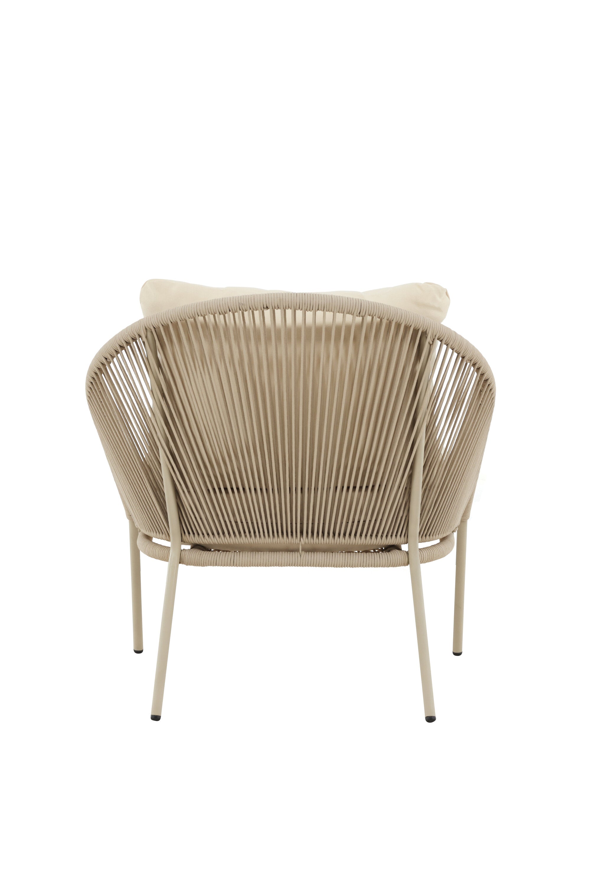 Lindos Loungestuhl in Beige präsentiert im Onlineshop von KAQTU Design AG. Outdoor-Sessel ist von Venture Home