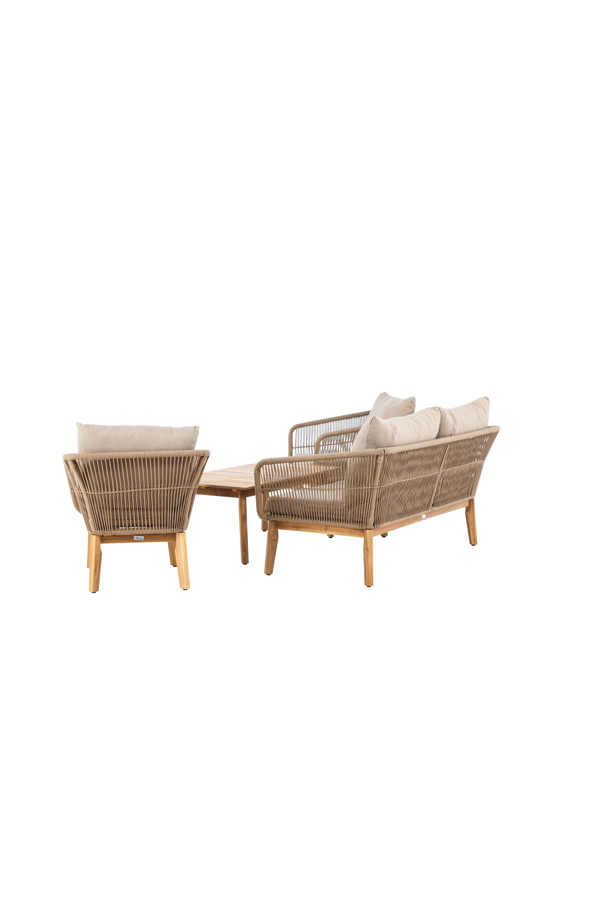 Chania Sofa-Set in Braun präsentiert im Onlineshop von KAQTU Design AG. Loungeset ist von Venture Home