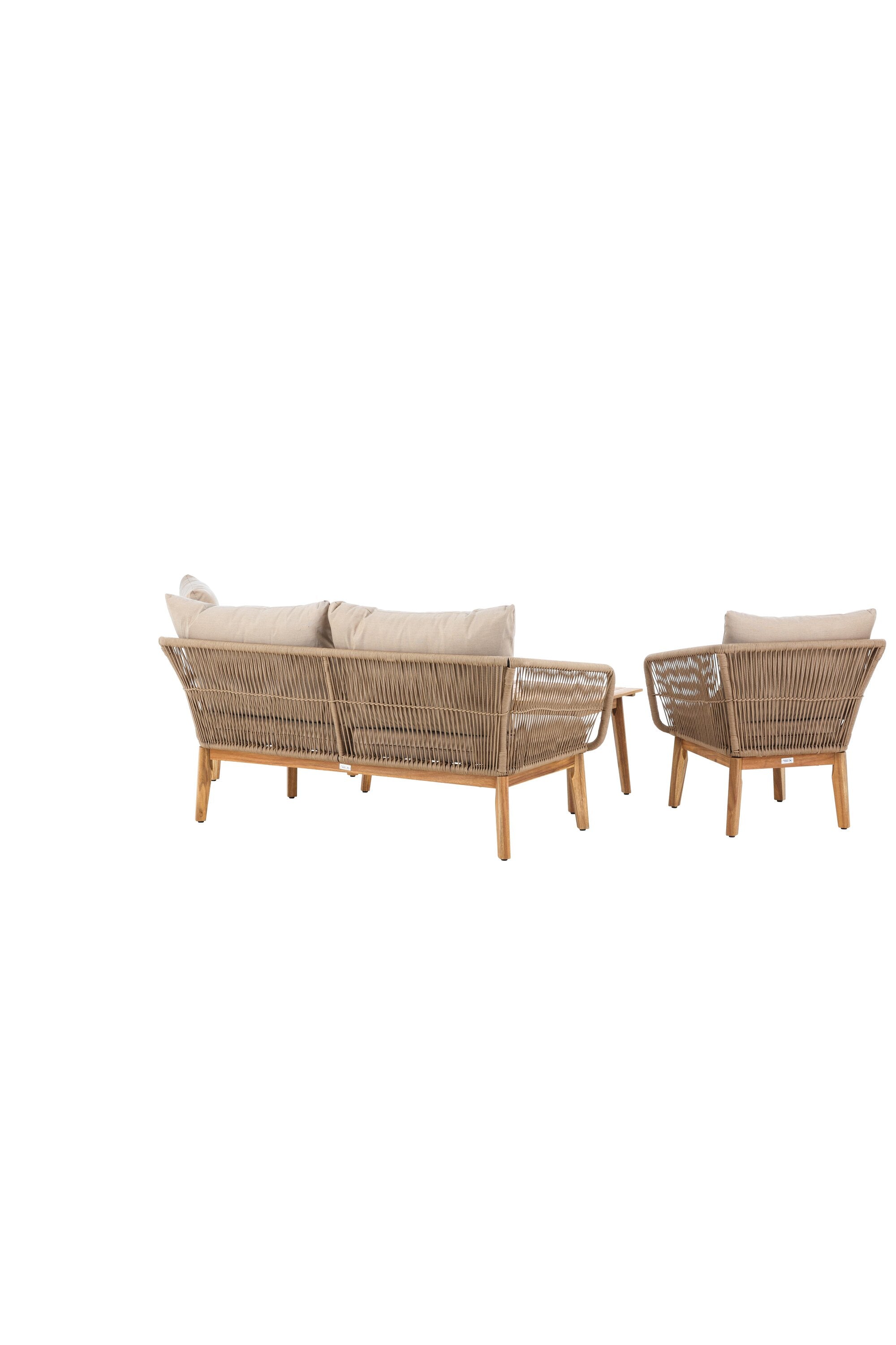 Chania Sofa-Set in Braun präsentiert im Onlineshop von KAQTU Design AG. Loungeset ist von Venture Home