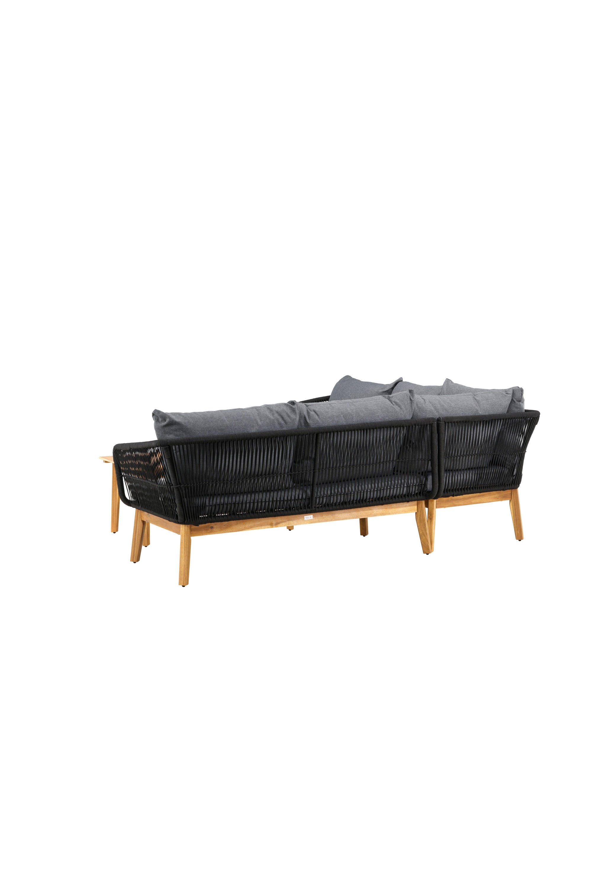 Chania Ecksofa-Set in Schwarz präsentiert im Onlineshop von KAQTU Design AG. Loungeset ist von Venture Home