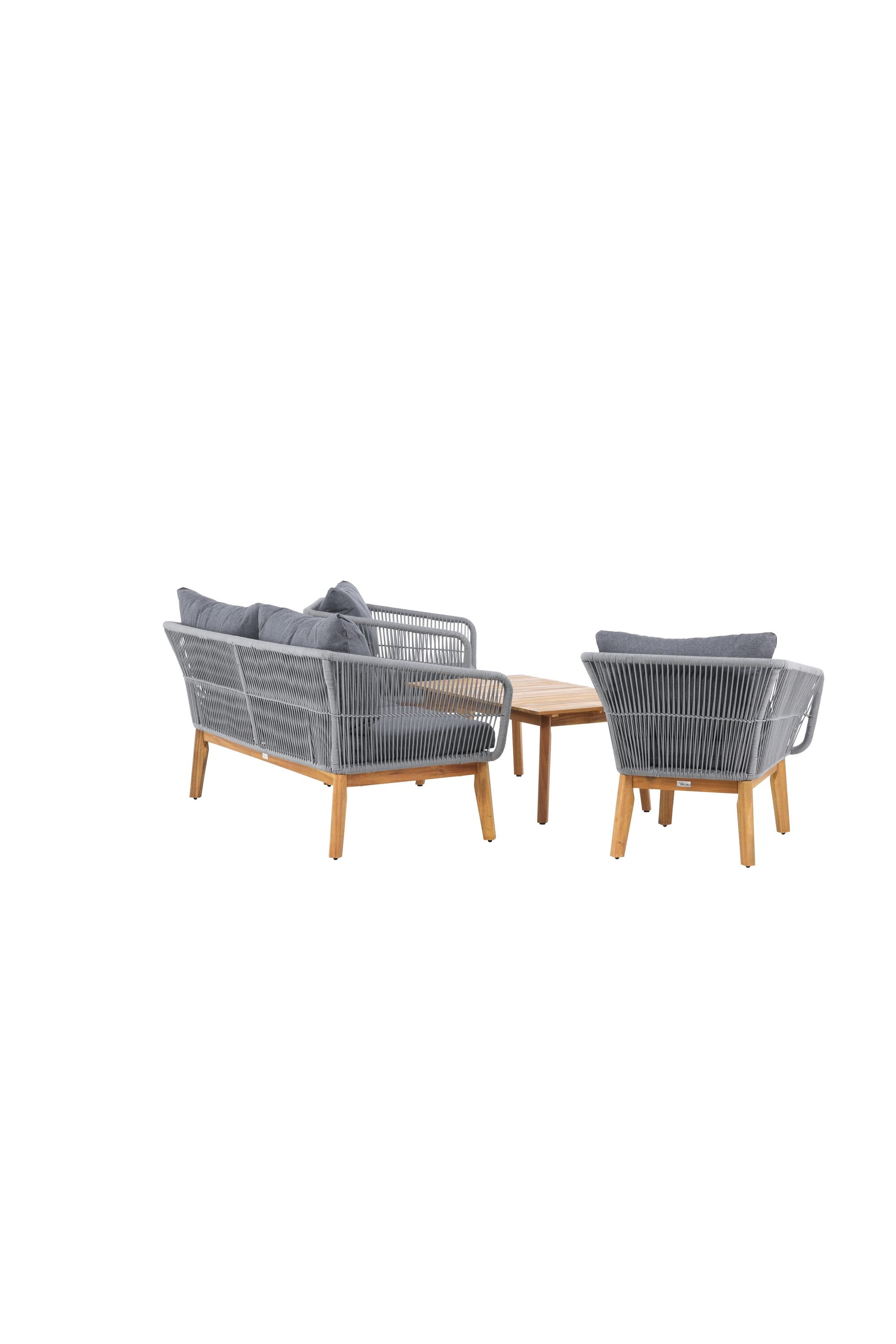 Chania Sofa-Set in Grau präsentiert im Onlineshop von KAQTU Design AG. Loungeset ist von Venture Home