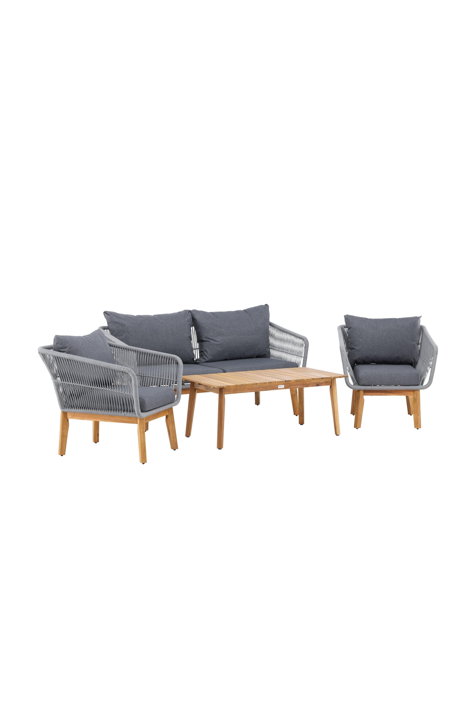 Chania Sofa-Set in Grau präsentiert im Onlineshop von KAQTU Design AG. Loungeset ist von Venture Home