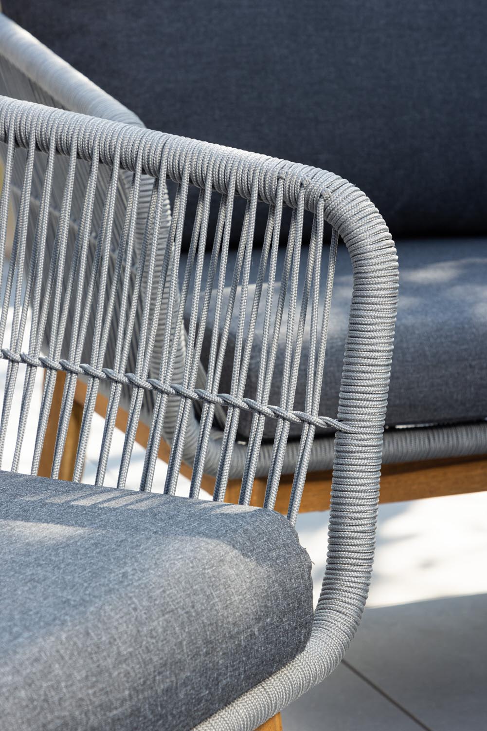 Chania Sofa-Set in Grau präsentiert im Onlineshop von KAQTU Design AG. Loungeset ist von Venture Home