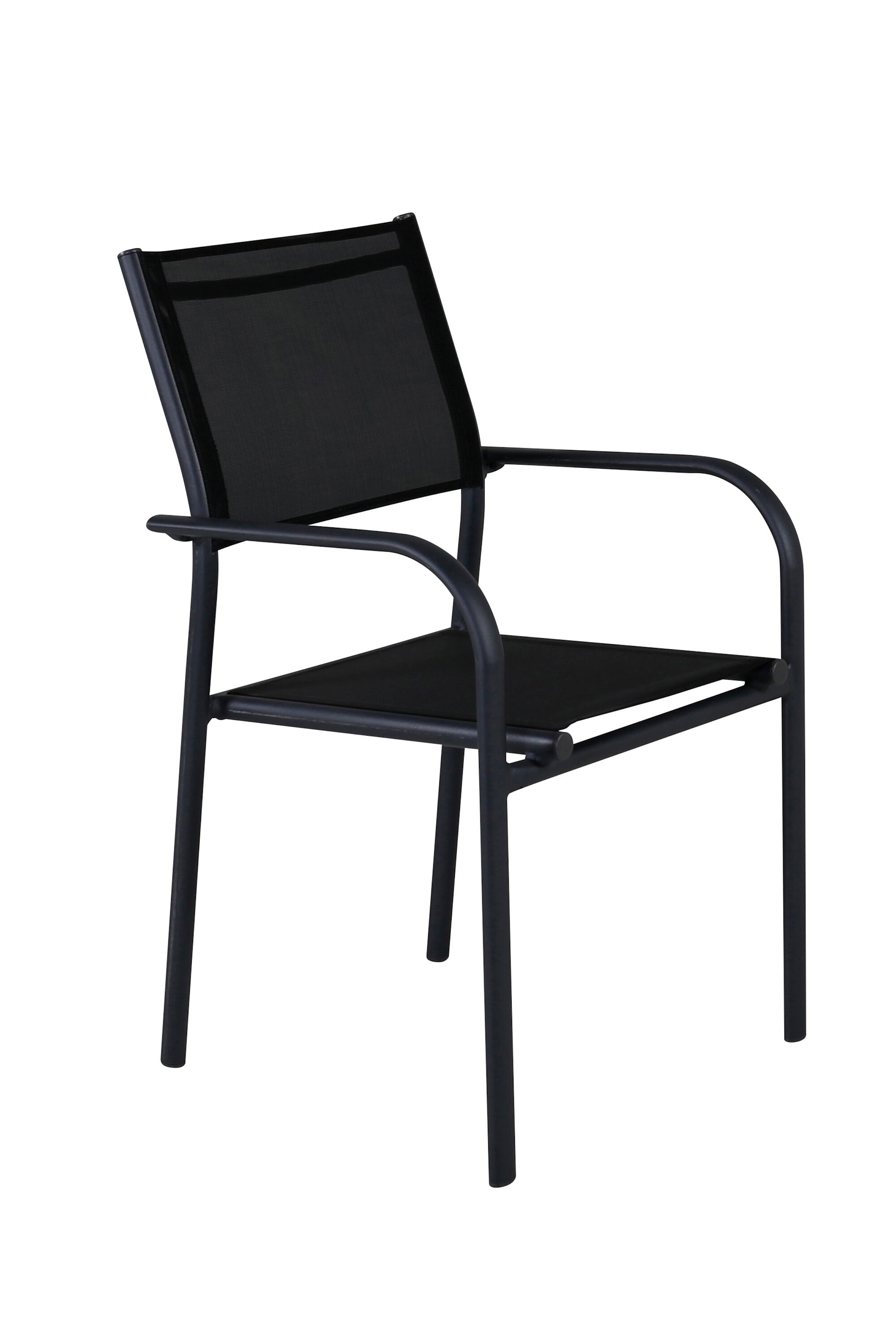 Santorini Sessel in Schwarz präsentiert im Onlineshop von KAQTU Design AG. Sessel mit Armlehnen ist von Venture Home