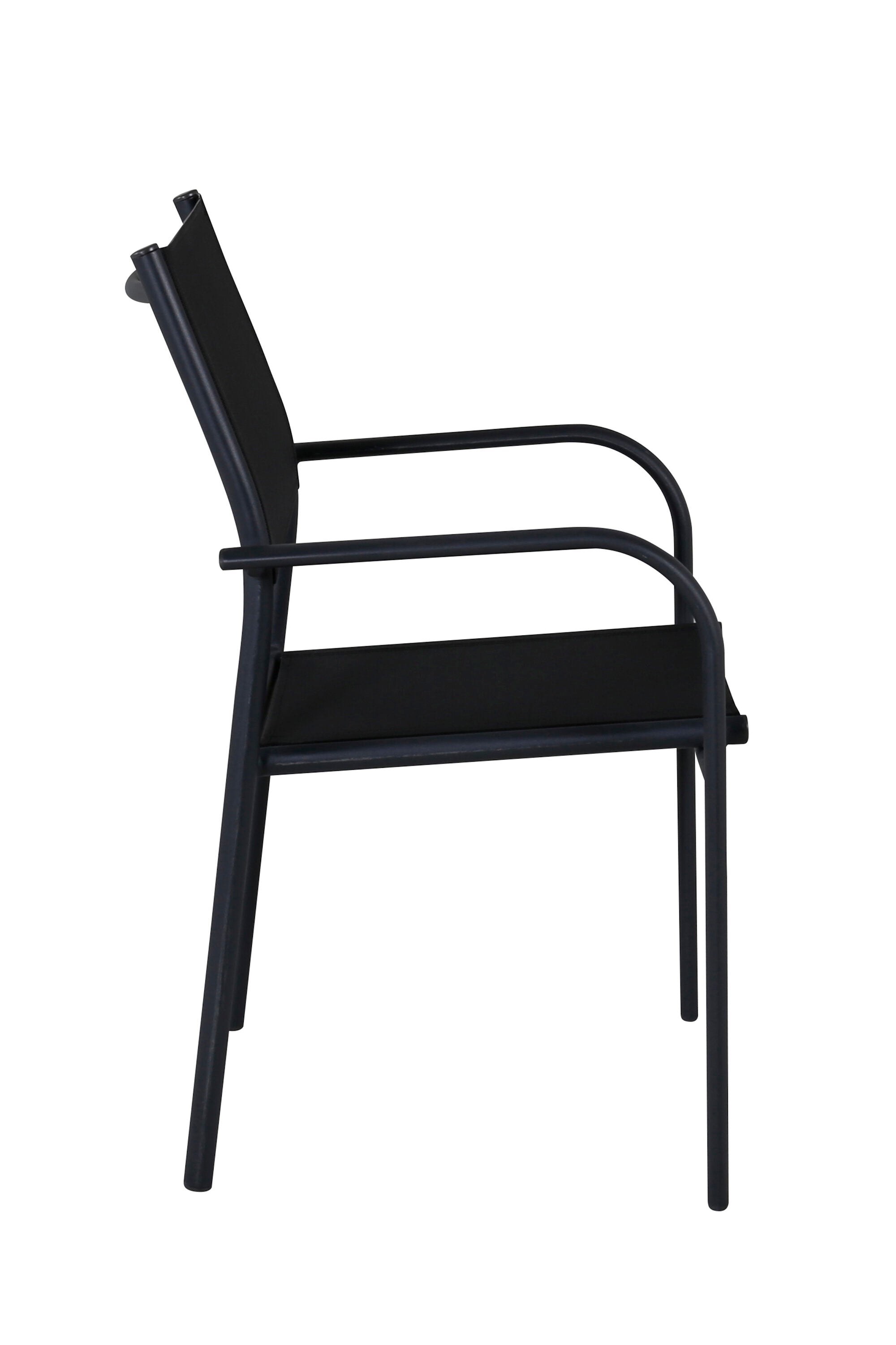 Santorini Sessel in Schwarz präsentiert im Onlineshop von KAQTU Design AG. Sessel mit Armlehnen ist von Venture Home