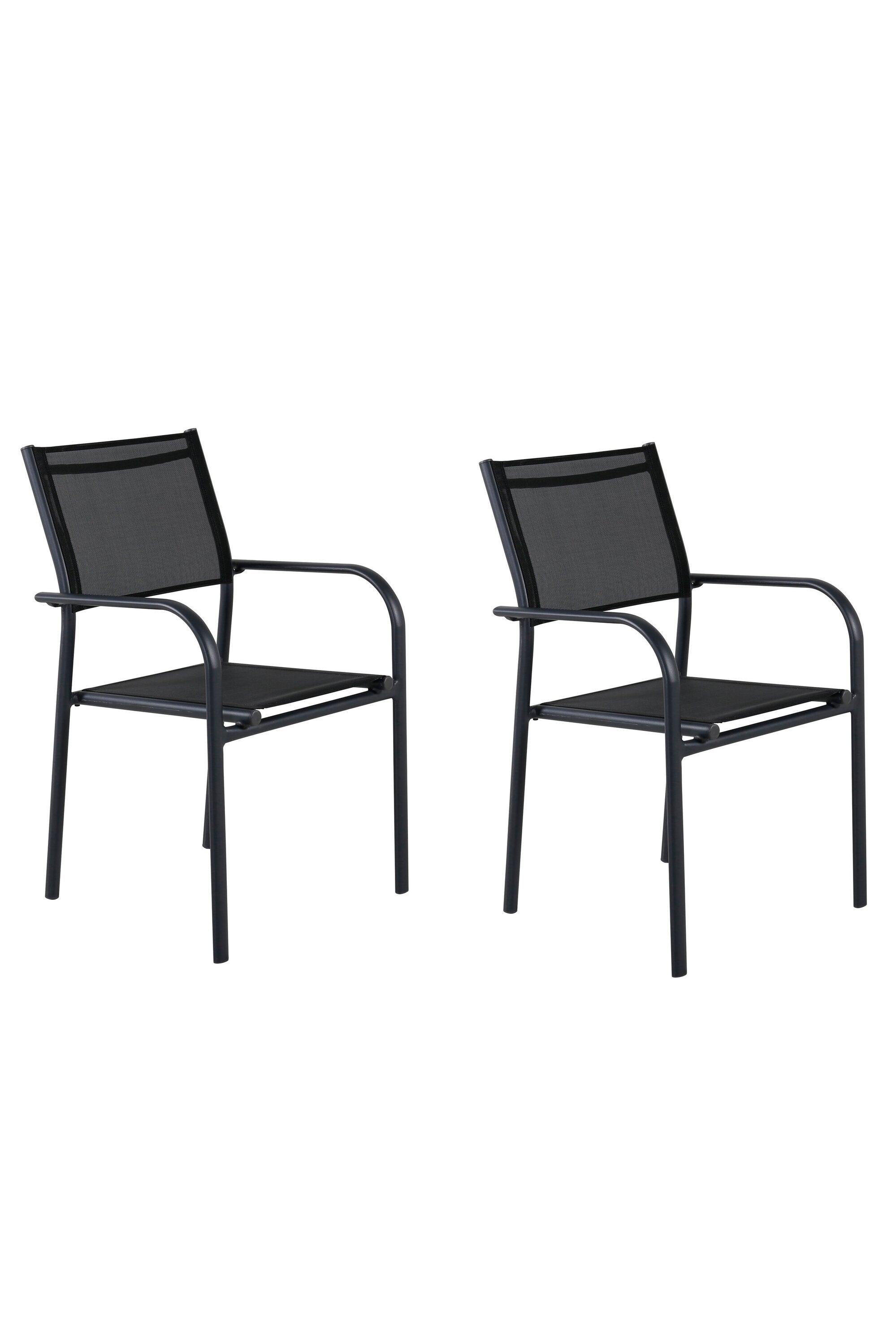 Santorini Sessel in Schwarz präsentiert im Onlineshop von KAQTU Design AG. Sessel mit Armlehnen ist von Venture Home