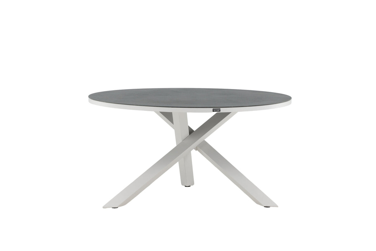 Copacabana Rundes Esstisch in Grau präsentiert im Onlineshop von KAQTU Design AG. Gartentisch ist von Venture Home
