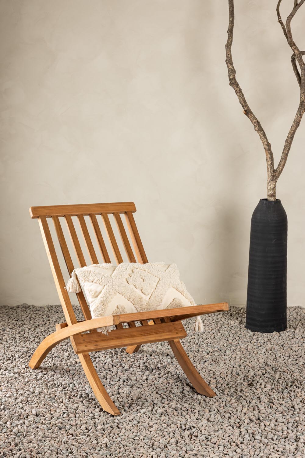 Kenya Loungestuhl in Natur präsentiert im Onlineshop von KAQTU Design AG. Outdoor-Sessel ist von Venture Home