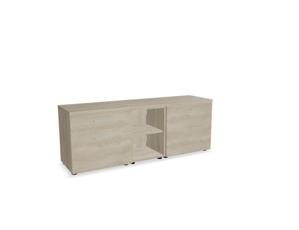 Standard A12M - Chefzimmerschrank in Weiss Pastell präsentiert im Onlineshop von KAQTU Design AG. Büroschrank ist von Mdd