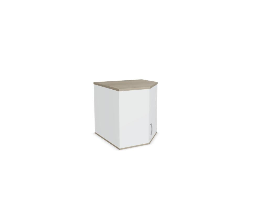 Standard A1NP4 - Aufsatzschrank in Weiss Pastell präsentiert im Onlineshop von KAQTU Design AG. Büroschrank ist von Mdd