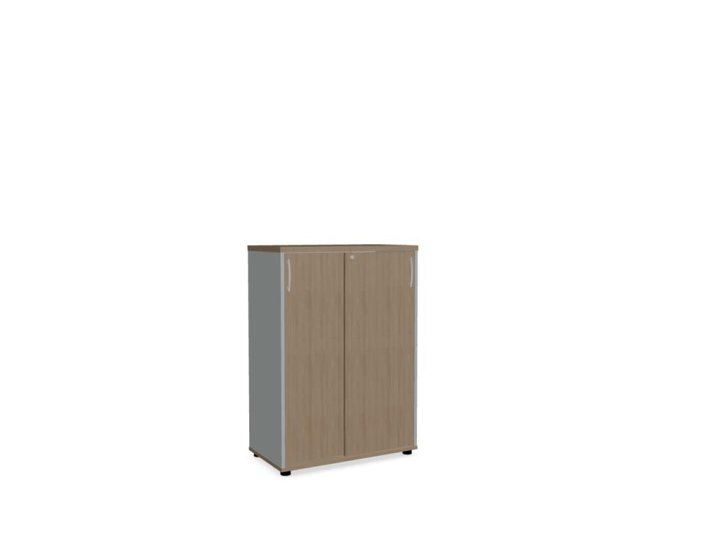 Standard A3P04 - Schiebetürenschrank in Weiss Pastell präsentiert im Onlineshop von KAQTU Design AG. Büroschrank ist von Mdd