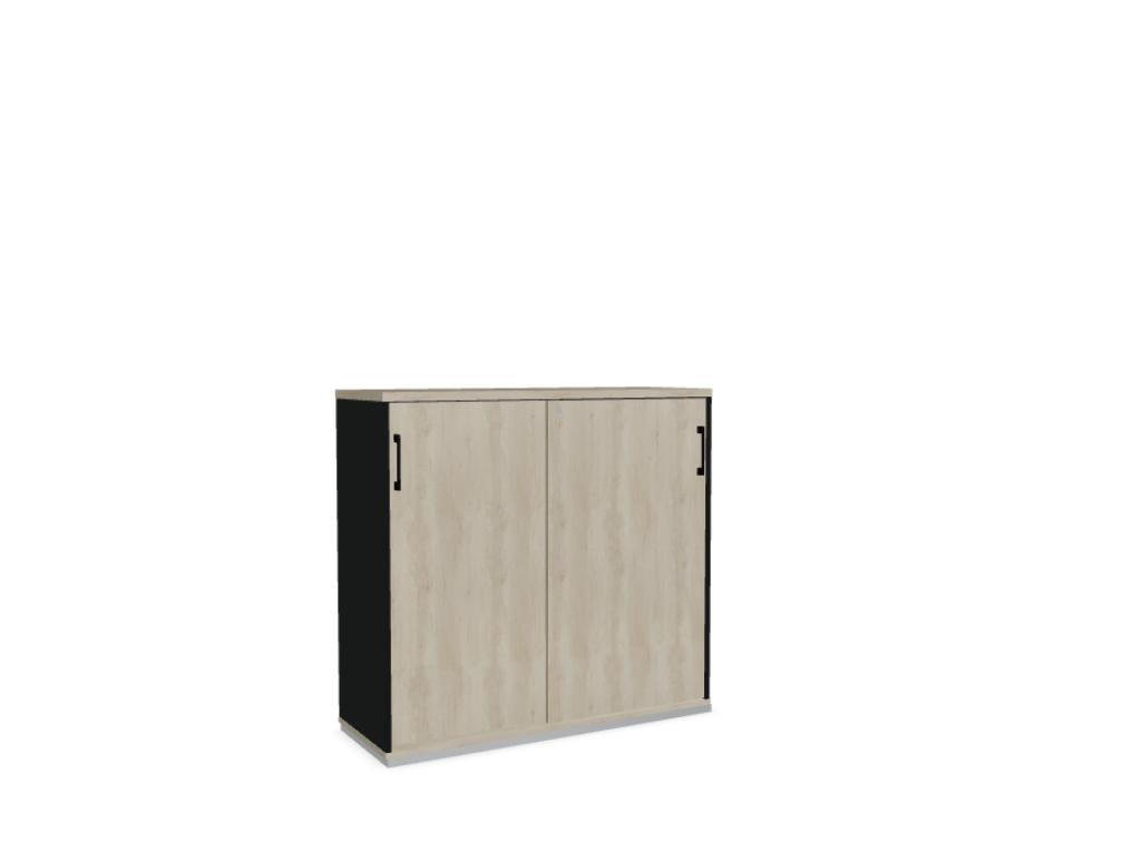 Standard A3P06K - Schiebetürenschrank in Weiss Pastell präsentiert im Onlineshop von KAQTU Design AG. Büroschrank ist von Mdd