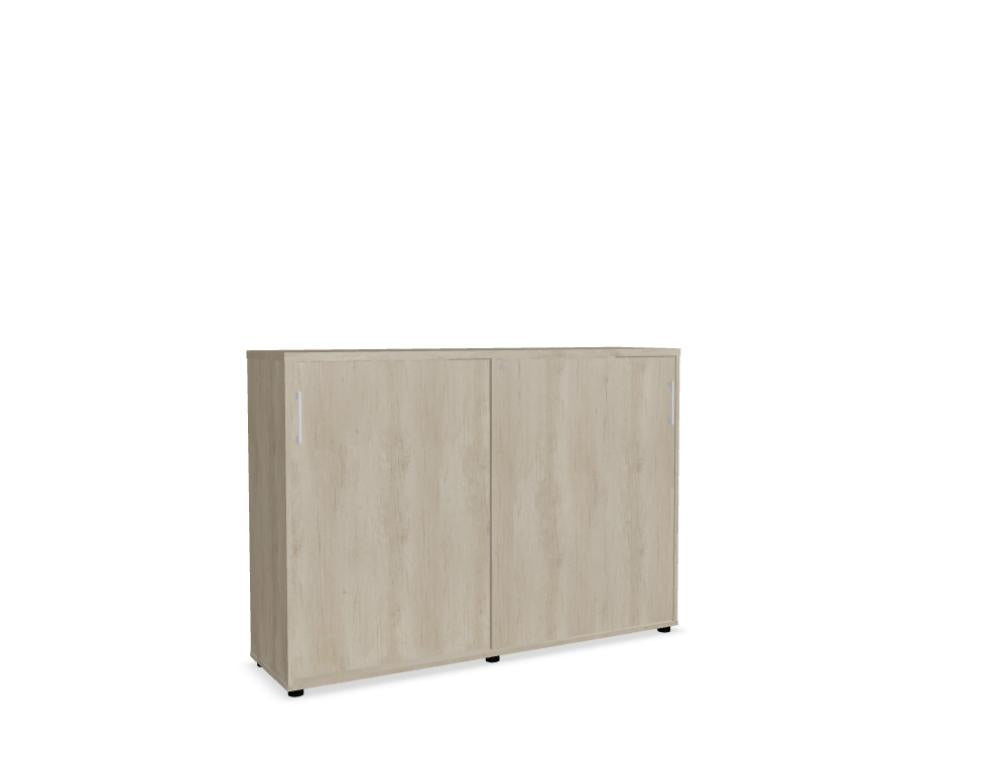 Standard A3P08 - Schiebetürenschrank in Weiss Pastell präsentiert im Onlineshop von KAQTU Design AG. Büroschrank ist von Mdd