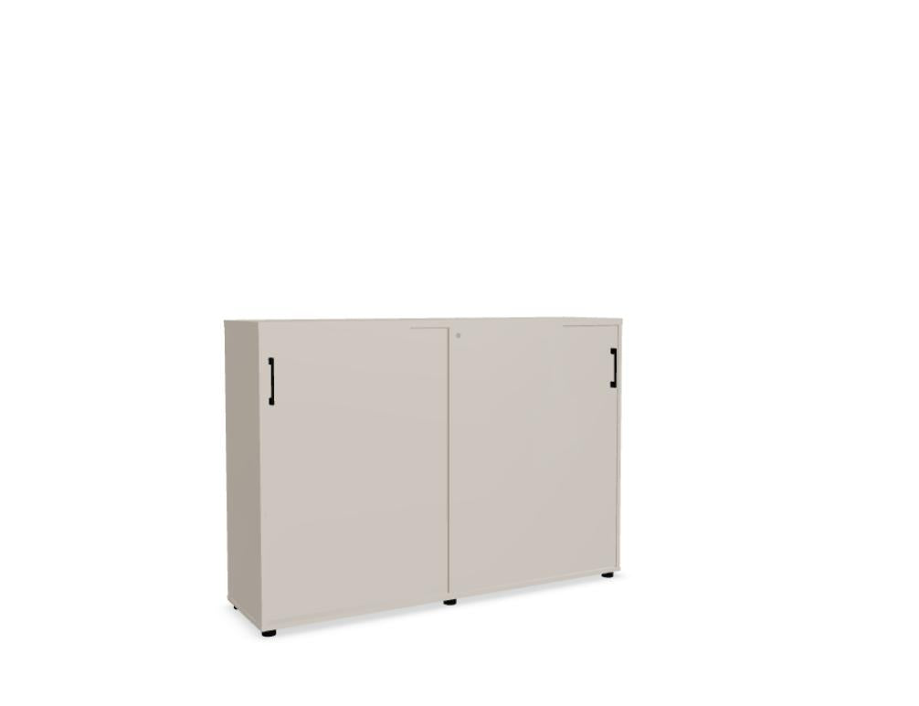 Standard A3P16 - Schiebetürenschrank in Weiss Pastell präsentiert im Onlineshop von KAQTU Design AG. Büroschrank ist von Mdd