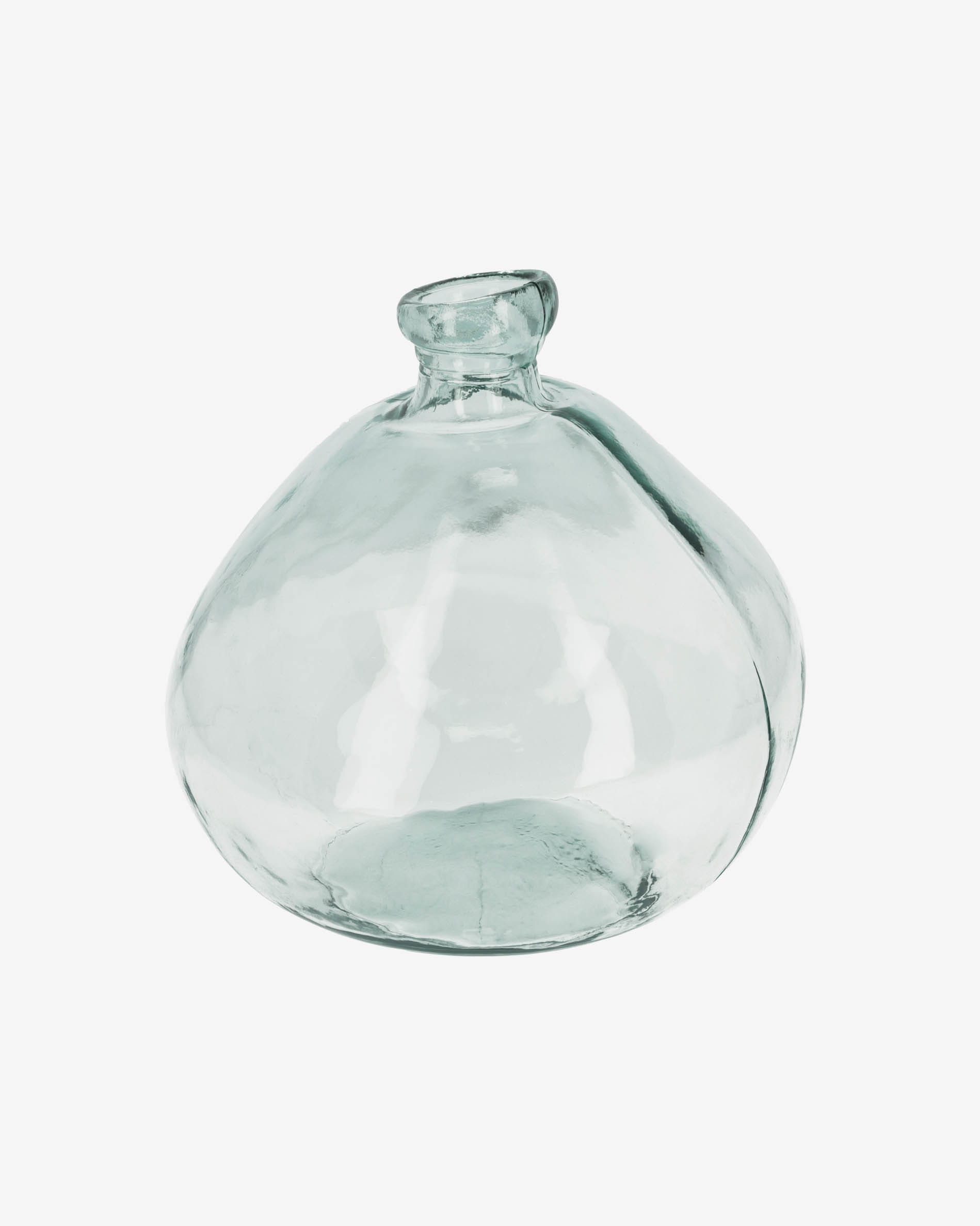 Brenna Vase: 33 cm, 100% recyceltes Glas, zeitlose Eleganz, nachhaltiges Design, Kave Home, stilvolles Dekor.